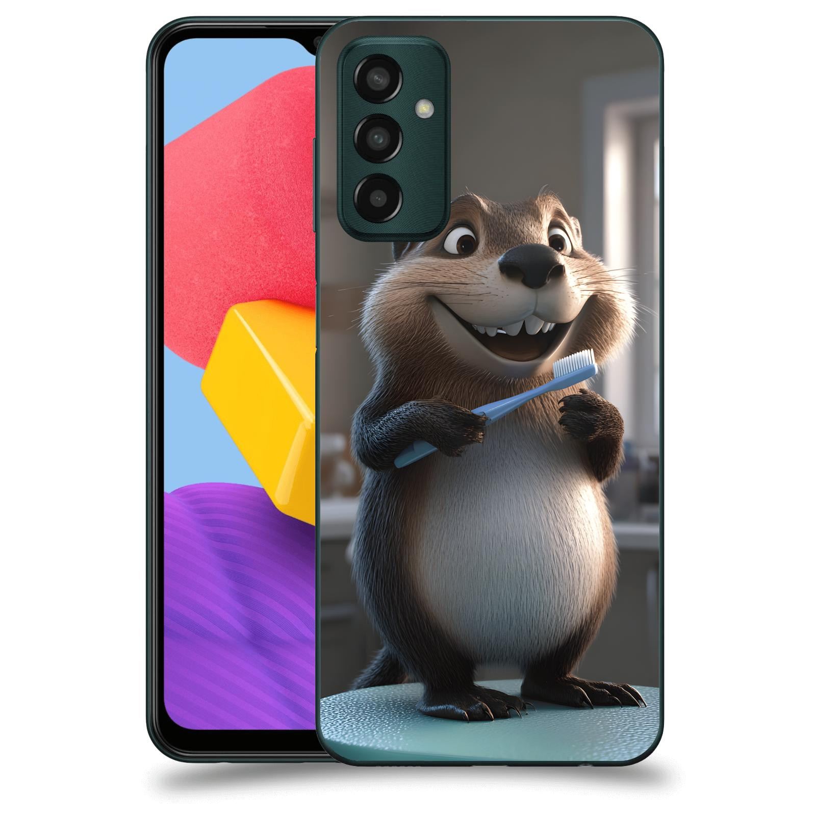 ACOVER Kryt na mobil Samsung Galaxy M13 M135F - Bobr zubař