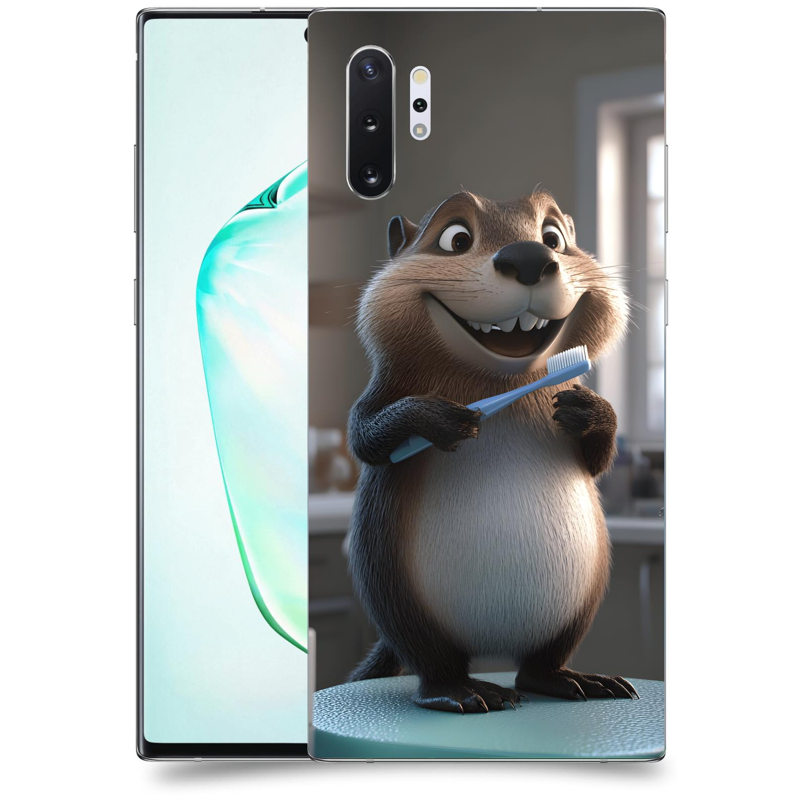 ACOVER Kryt na mobil Samsung Galaxy Note 10+ N975F - Bobr zubař