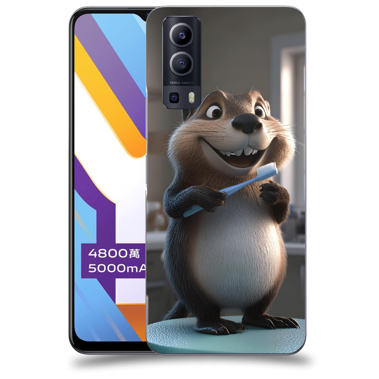 ACOVER Kryt na mobil Vivo Y52 5G - Bobr zubař