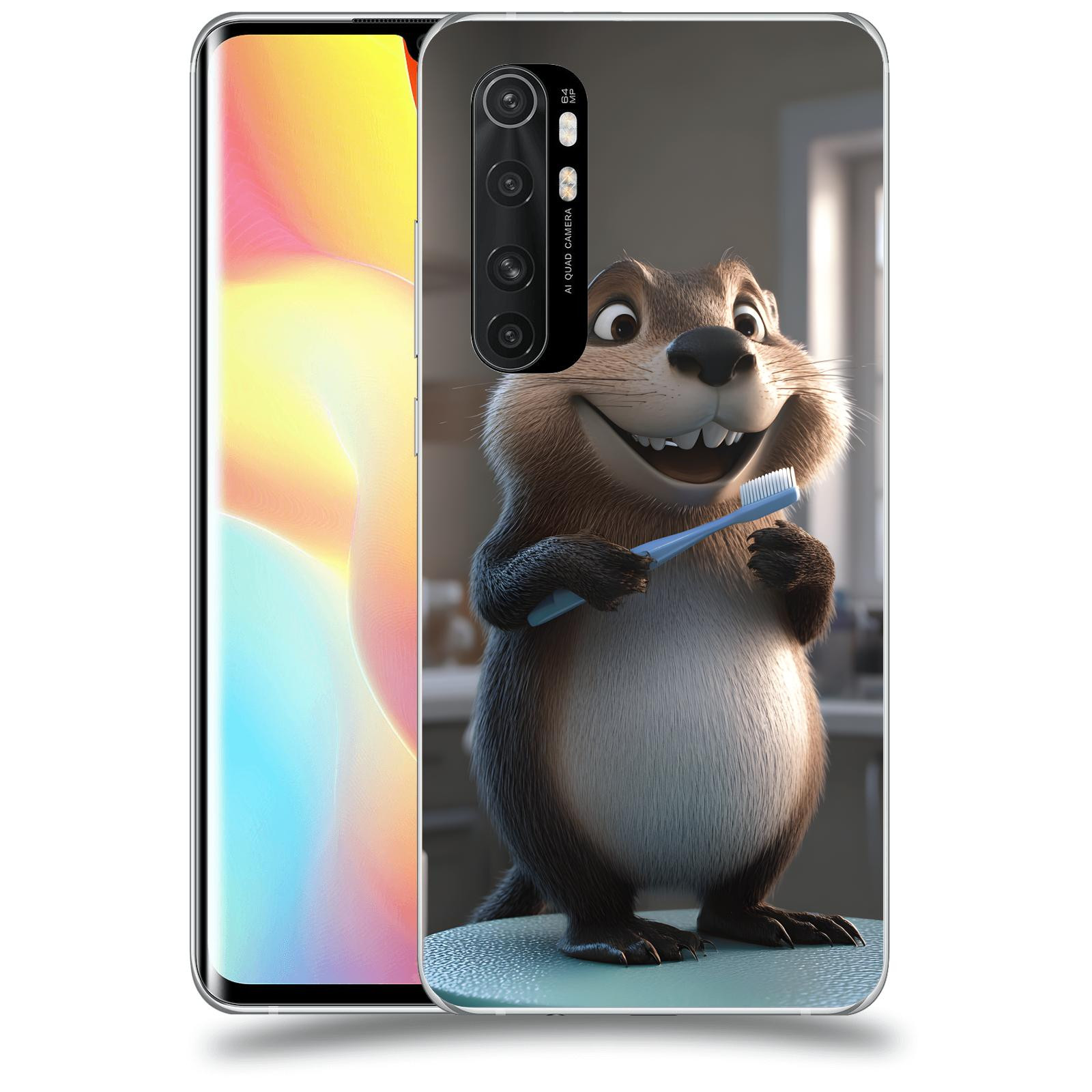 ACOVER Kryt na mobil Xiaomi Mi Note 10 Lite - Bobr zubař