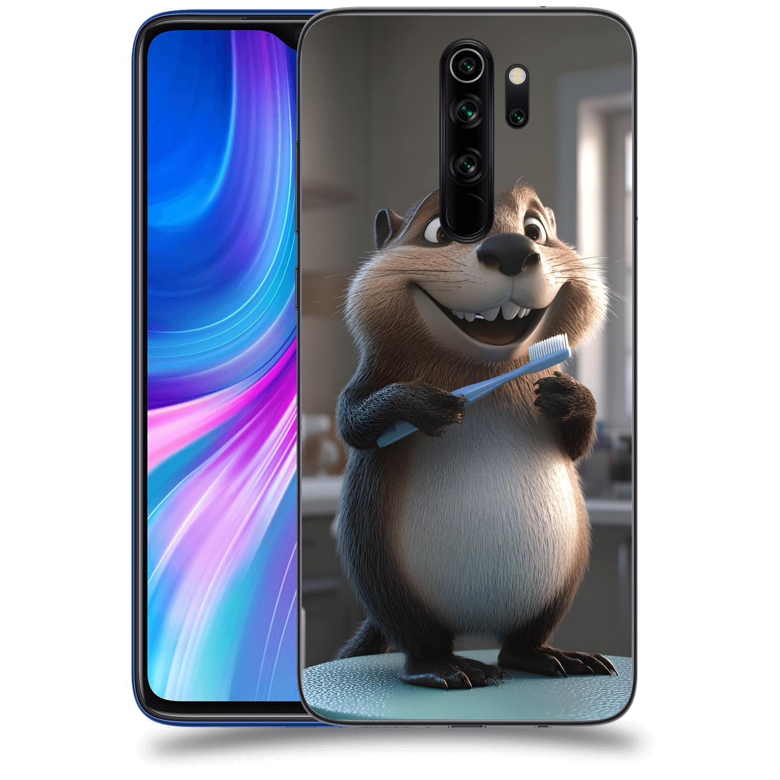 ACOVER Kryt na mobil Xiaomi Redmi Note 8 Pro - Bobr zubař