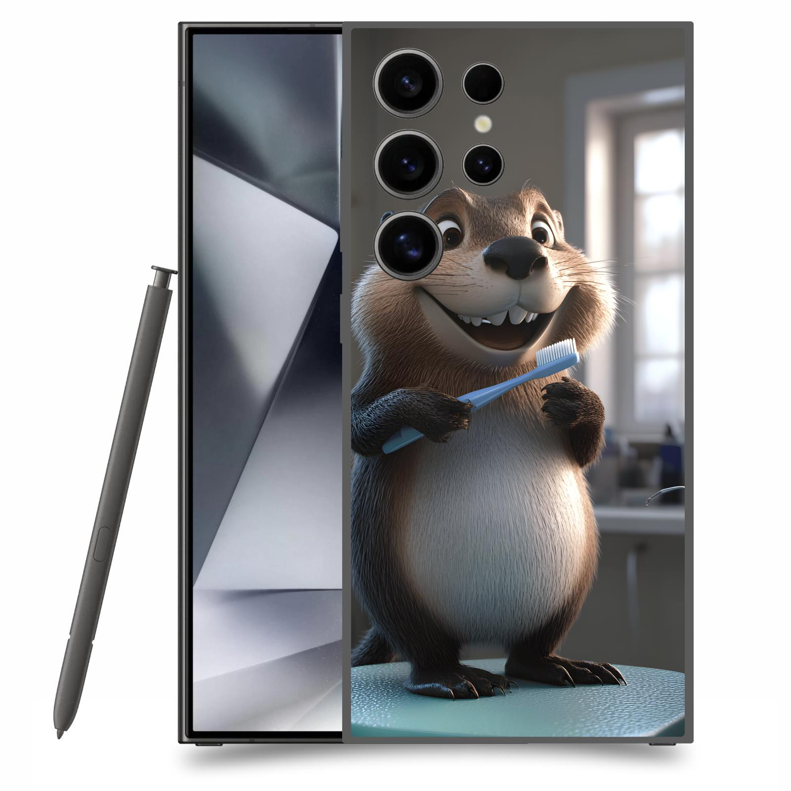 ACOVER Kryt na mobil Samsung Galaxy S24 Ultra - Bobr zubař