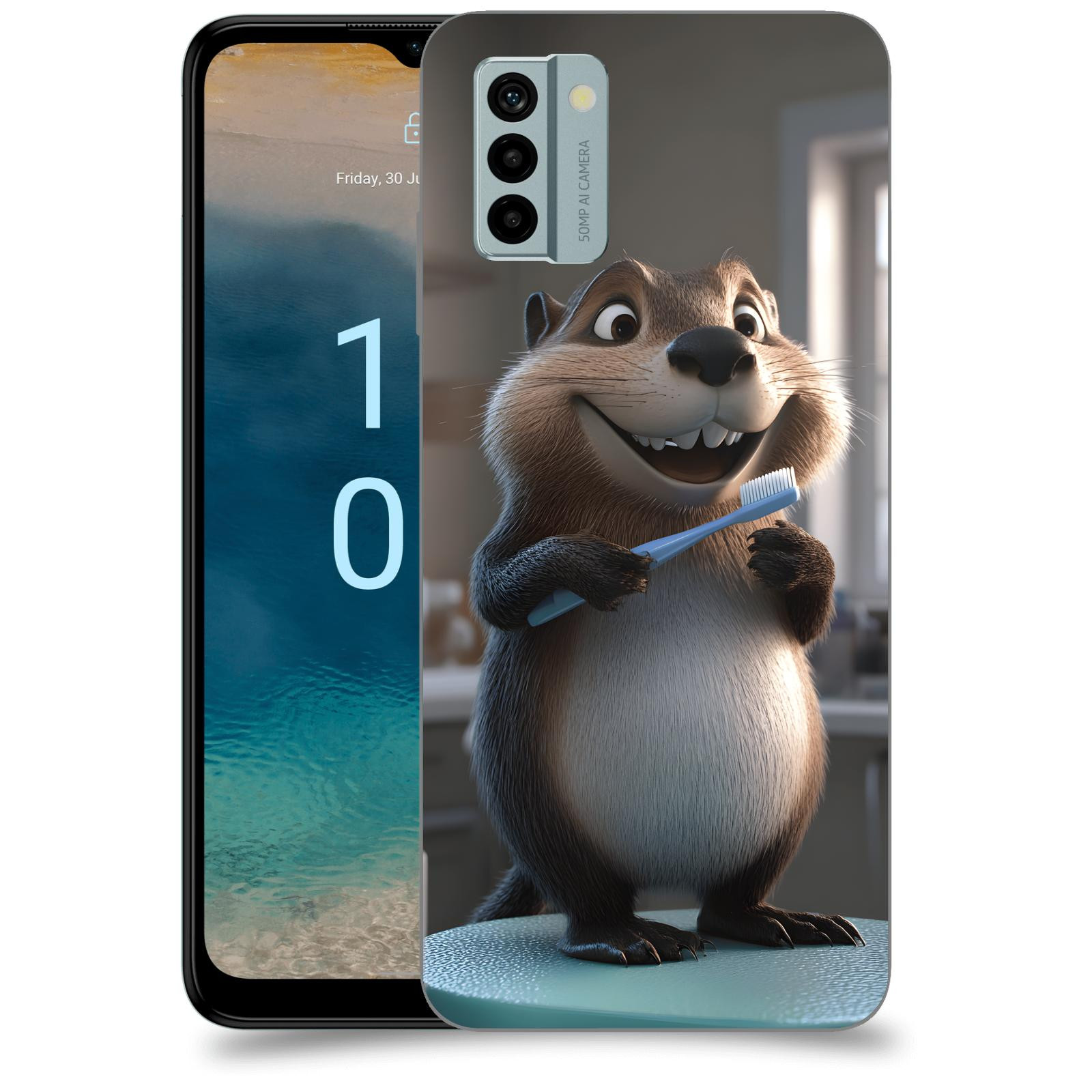 ACOVER Kryt na mobil Nokia G22 - Bobr zubař