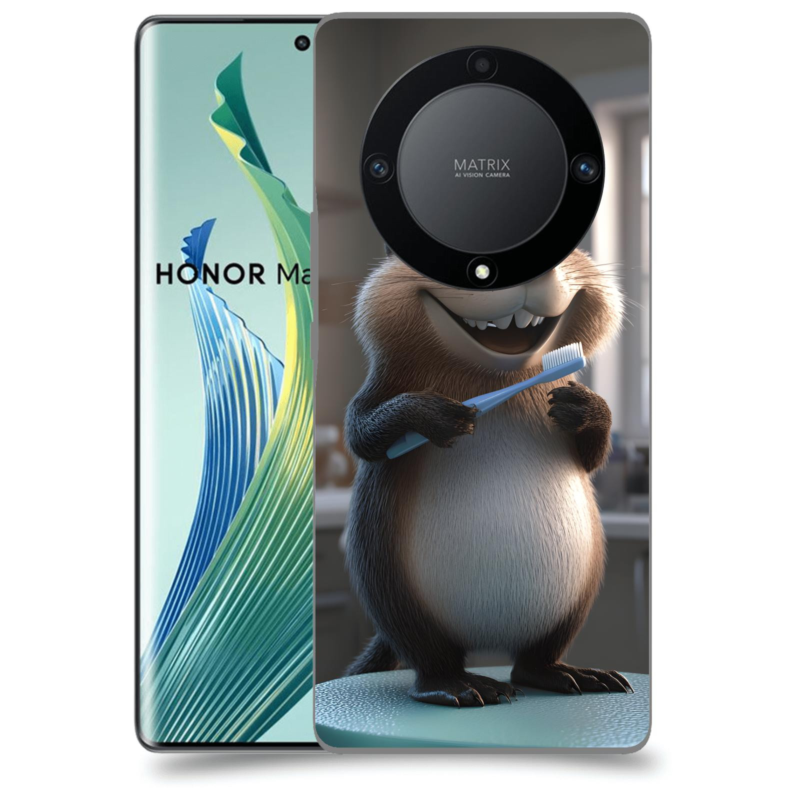 ACOVER Kryt na mobil Honor 90 Lite - Bobr zubař