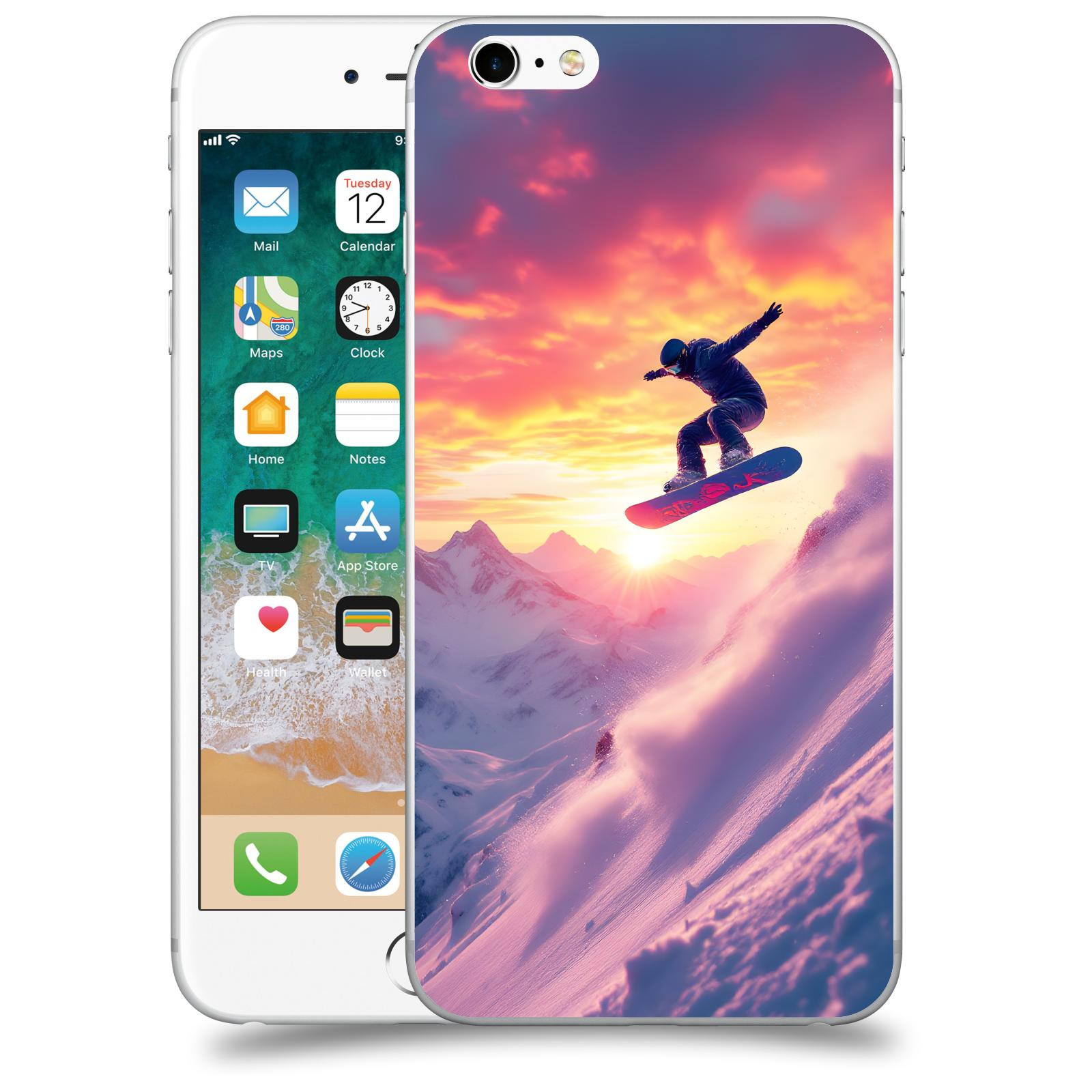 ACOVER Kryt na mobil Apple iPhone 6 Plus/6S Plus - Snowboard