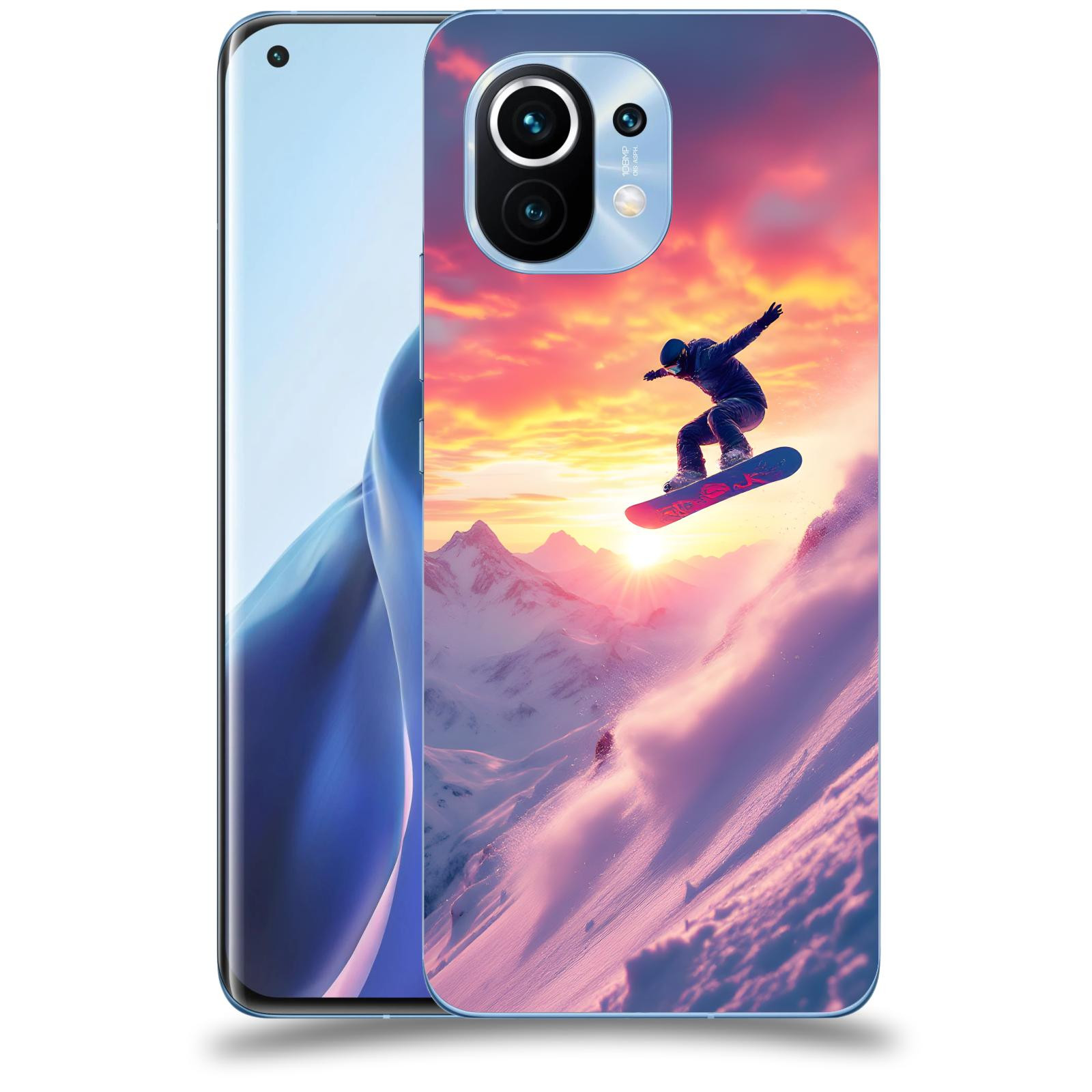 ACOVER Kryt na mobil Xiaomi Mi 11 - Snowboard
