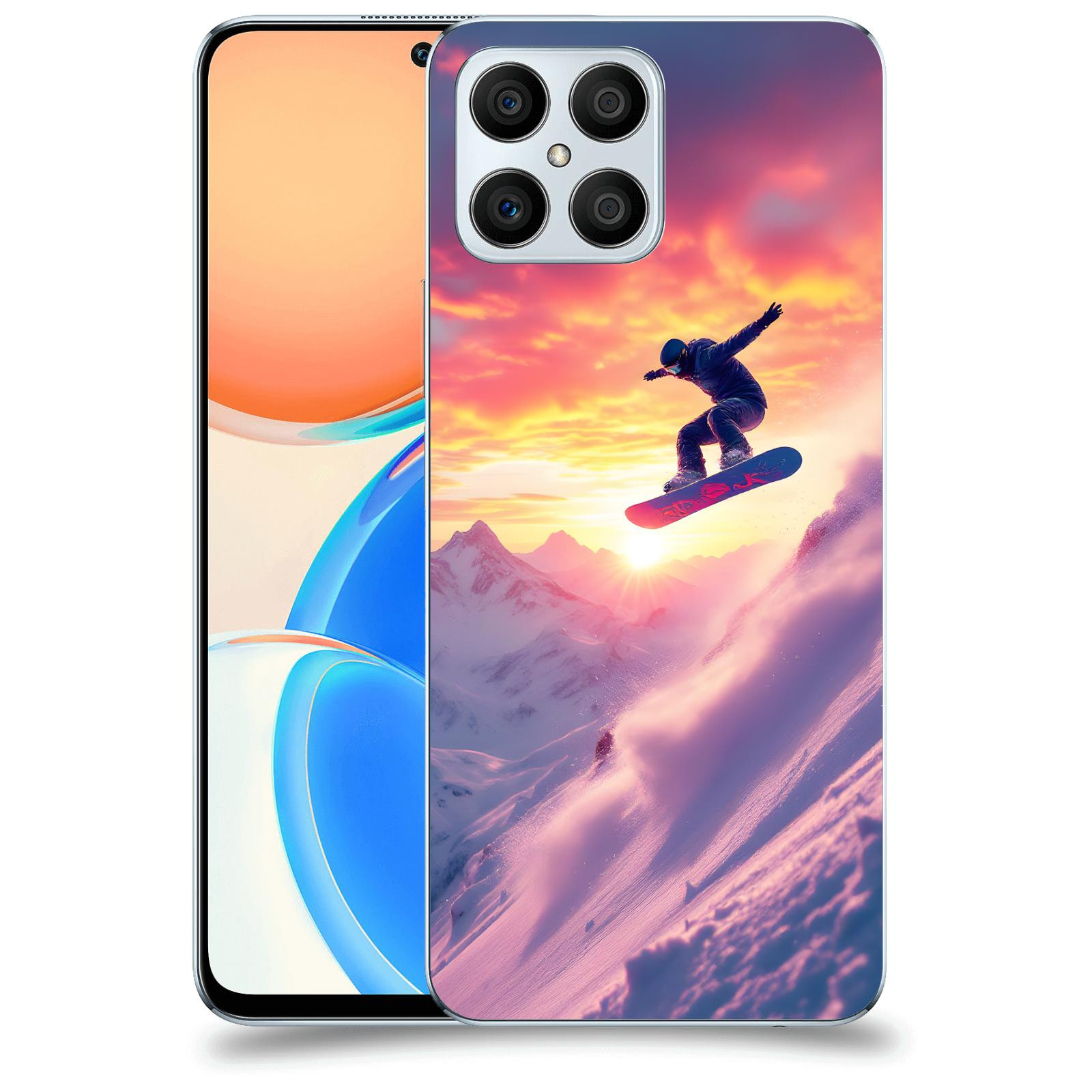 ACOVER Kryt na mobil Honor X8 5G - Snowboard