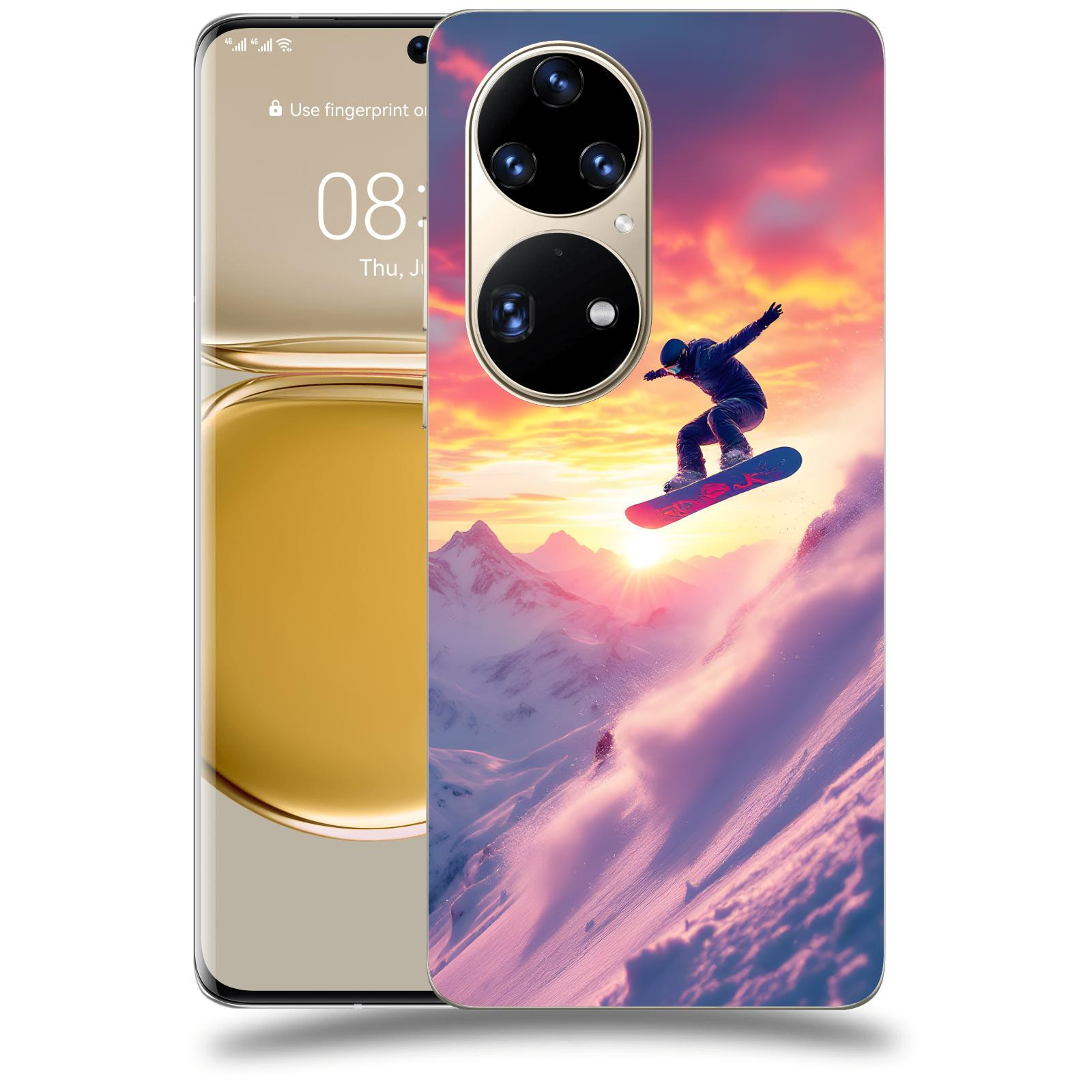 ACOVER Kryt na mobil Huawei P50 - Snowboard