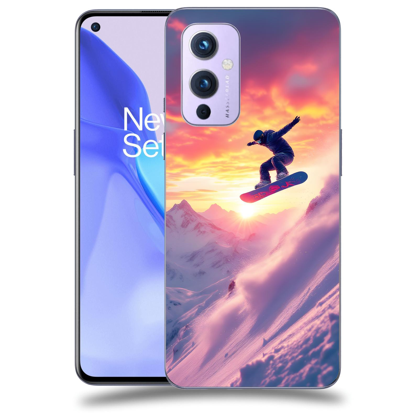 ACOVER Kryt na mobil OnePlus 9 - Snowboard