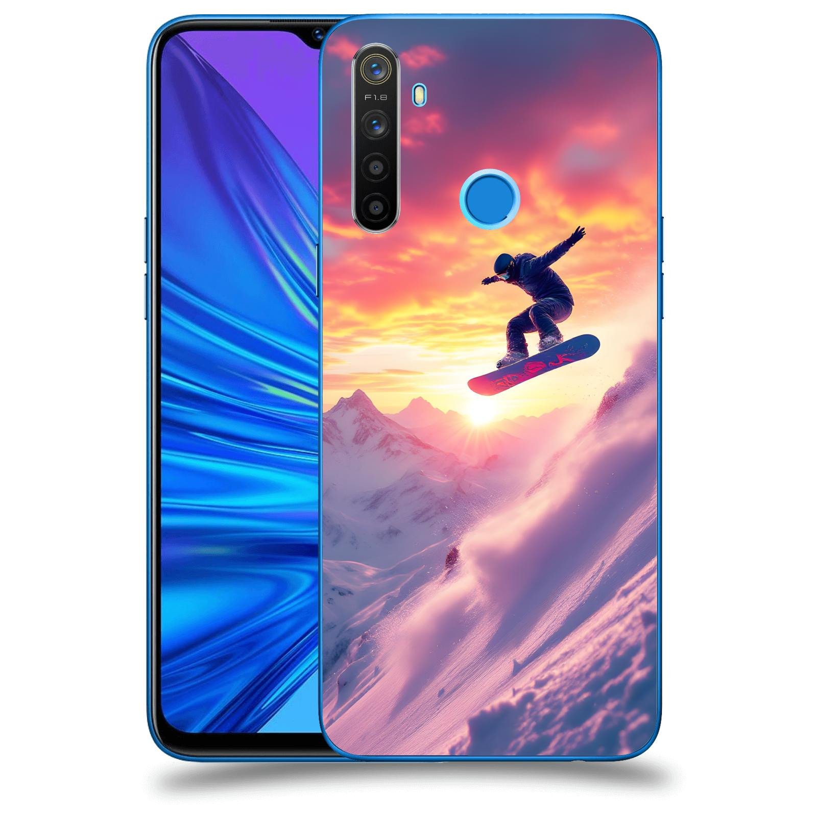 ACOVER Kryt na mobil Realme 5 - Snowboard
