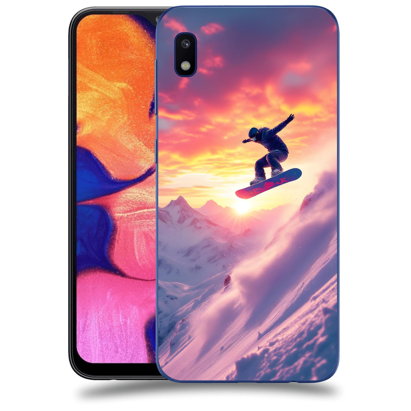 ACOVER Kryt na mobil Samsung Galaxy A10 A105F - Snowboard