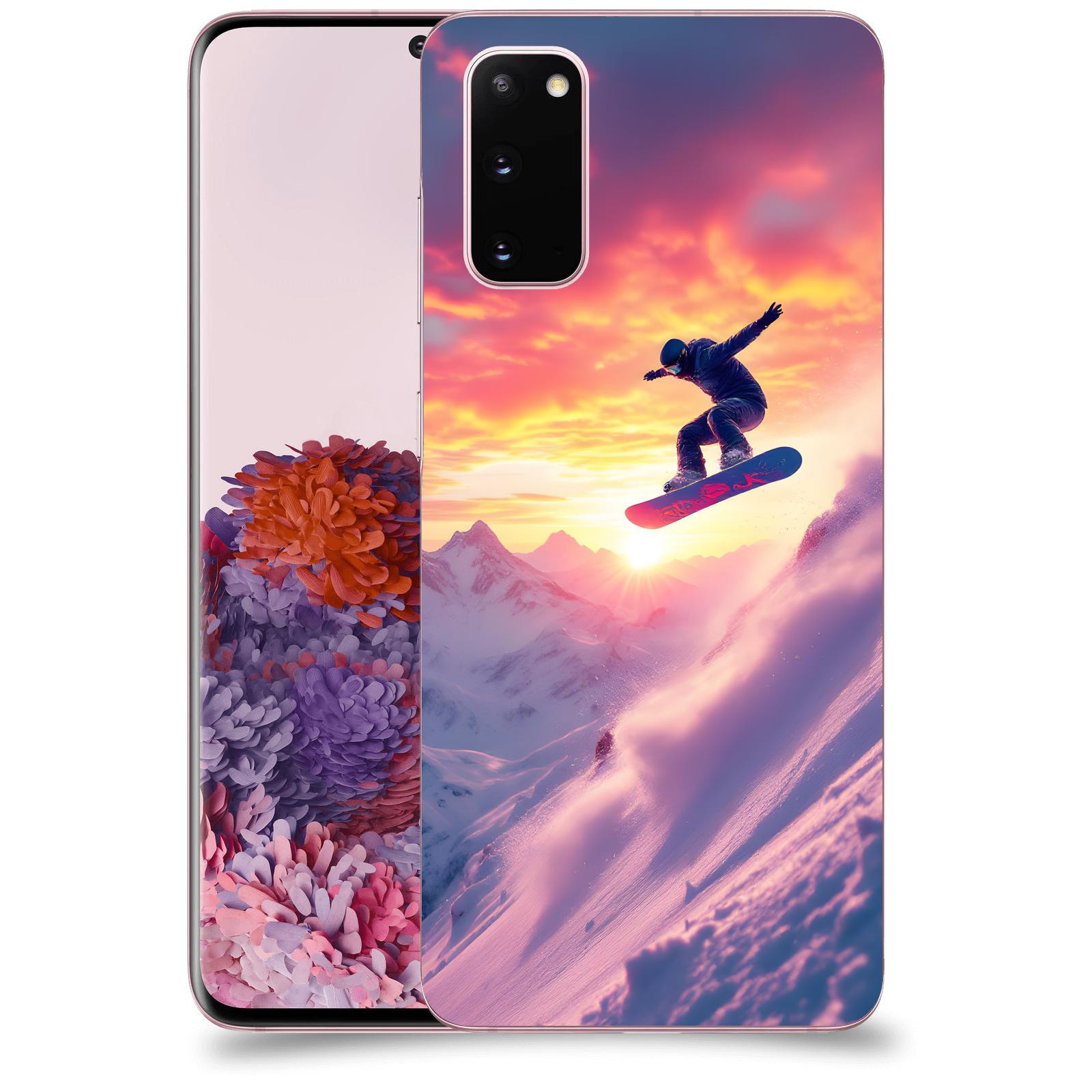 ACOVER Kryt na mobil Samsung Galaxy S20 G980F - Snowboard