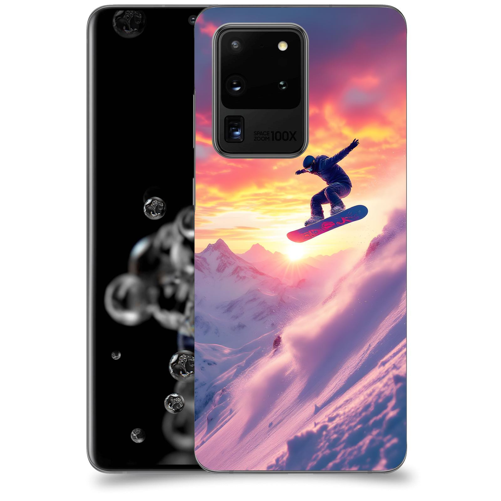 ACOVER Kryt na mobil Samsung Galaxy S20 Ultra 5G G988F - Snowboard