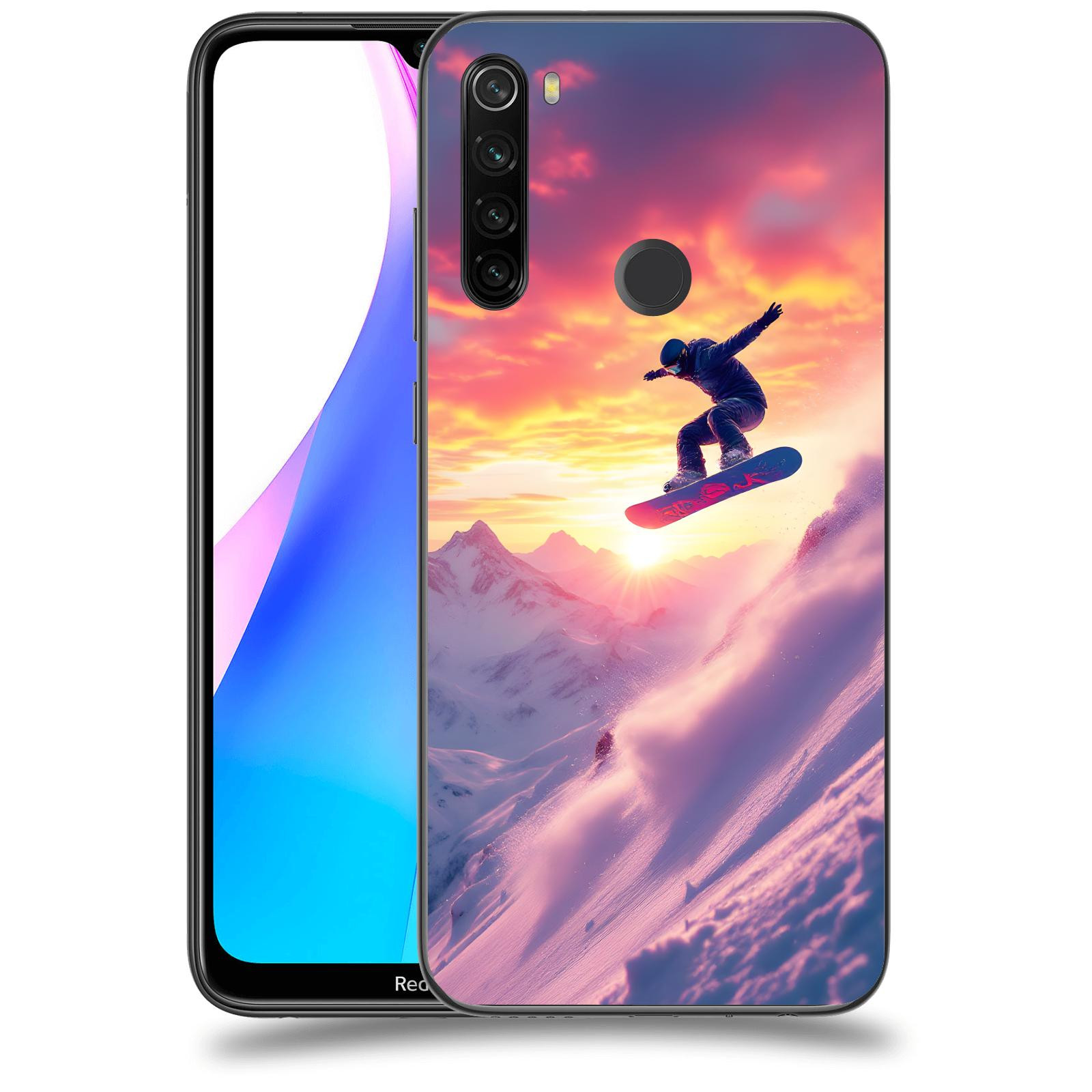 ACOVER Kryt na mobil Xiaomi Redmi Note 8T - Snowboard