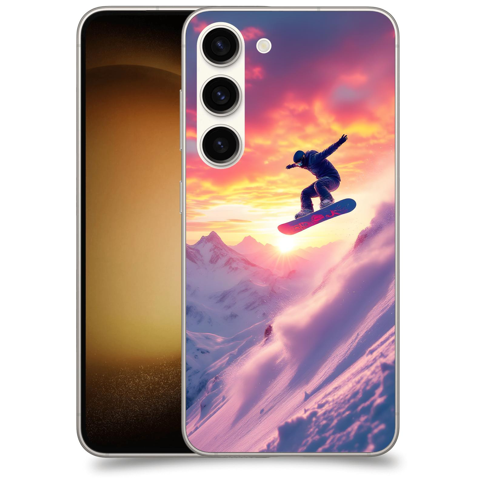 ACOVER Kryt na mobil Samsung Galaxy S23 5G - Snowboard