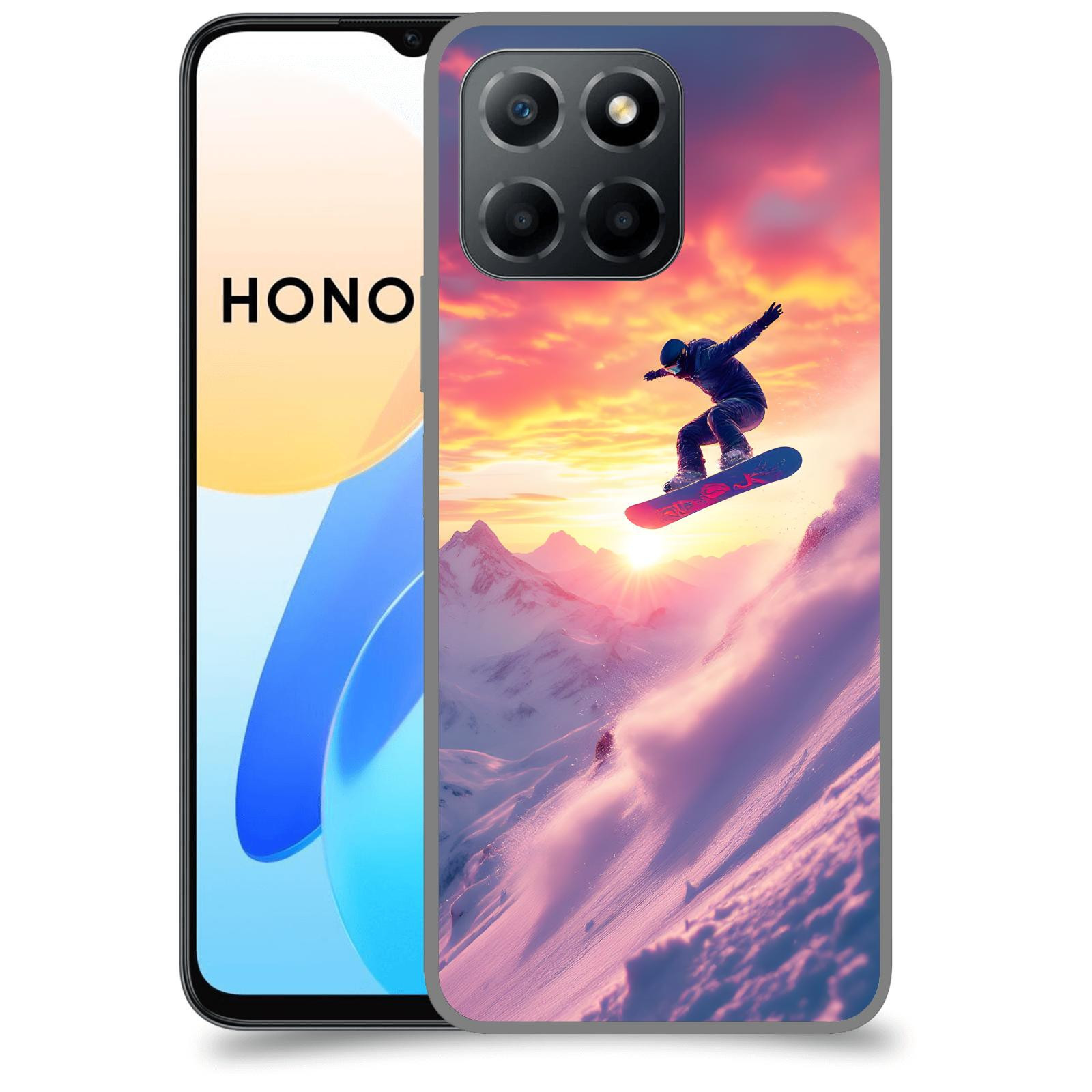 ACOVER Kryt na mobil Honor X8 4G - Snowboard
