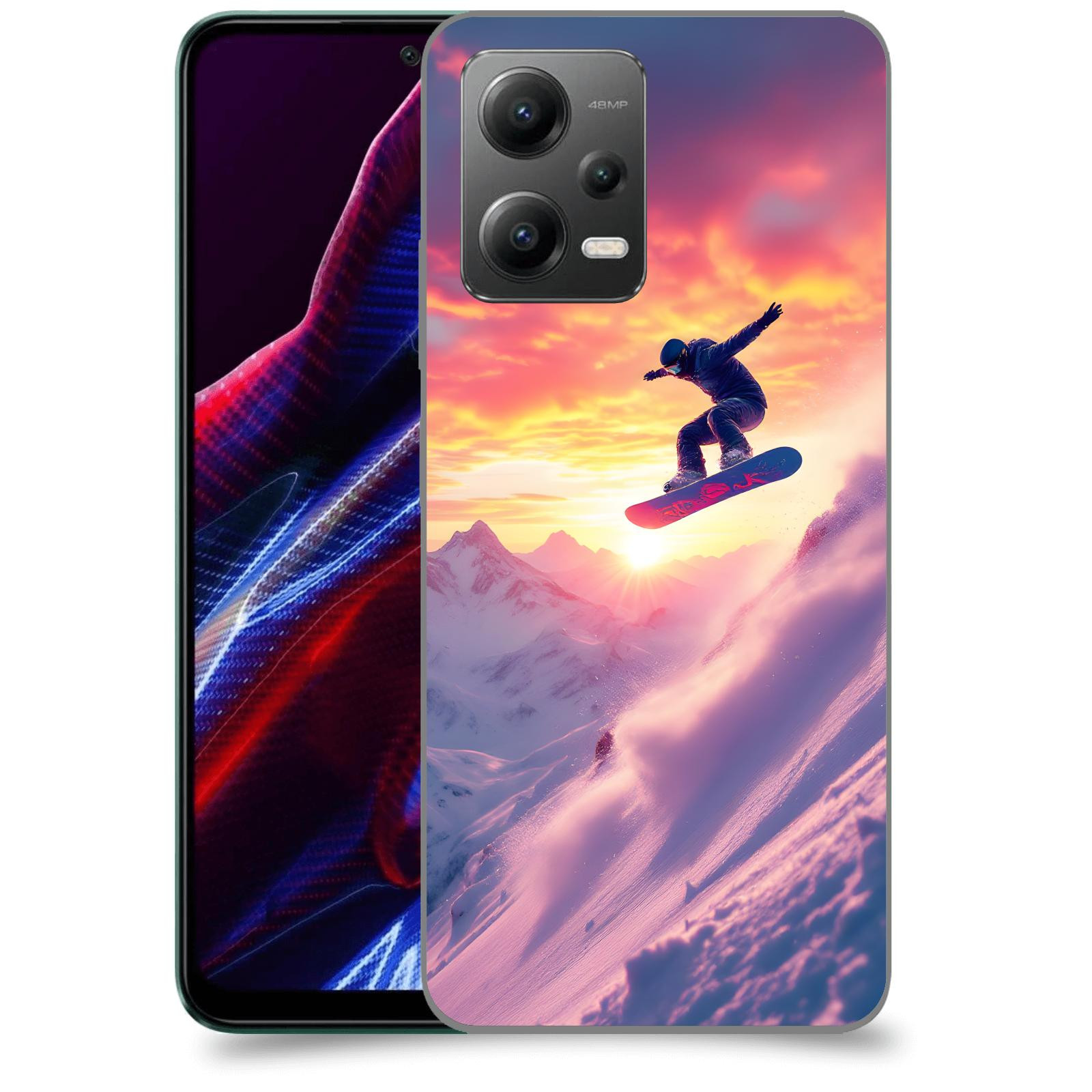ACOVER Kryt na mobil Xiaomi Poco X5 - Snowboard