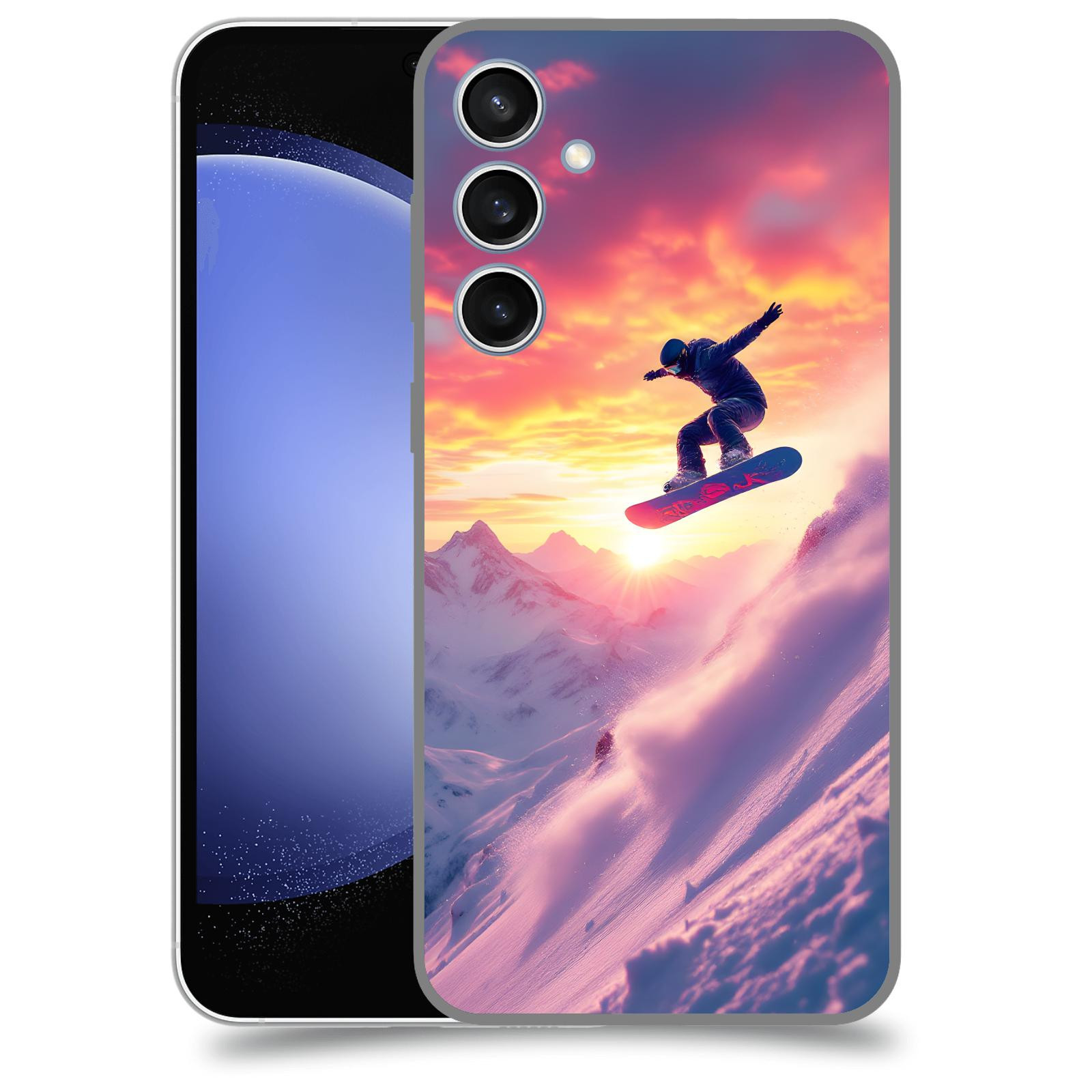 ACOVER Kryt na mobil Samsung Galaxy S23 FE - Snowboard