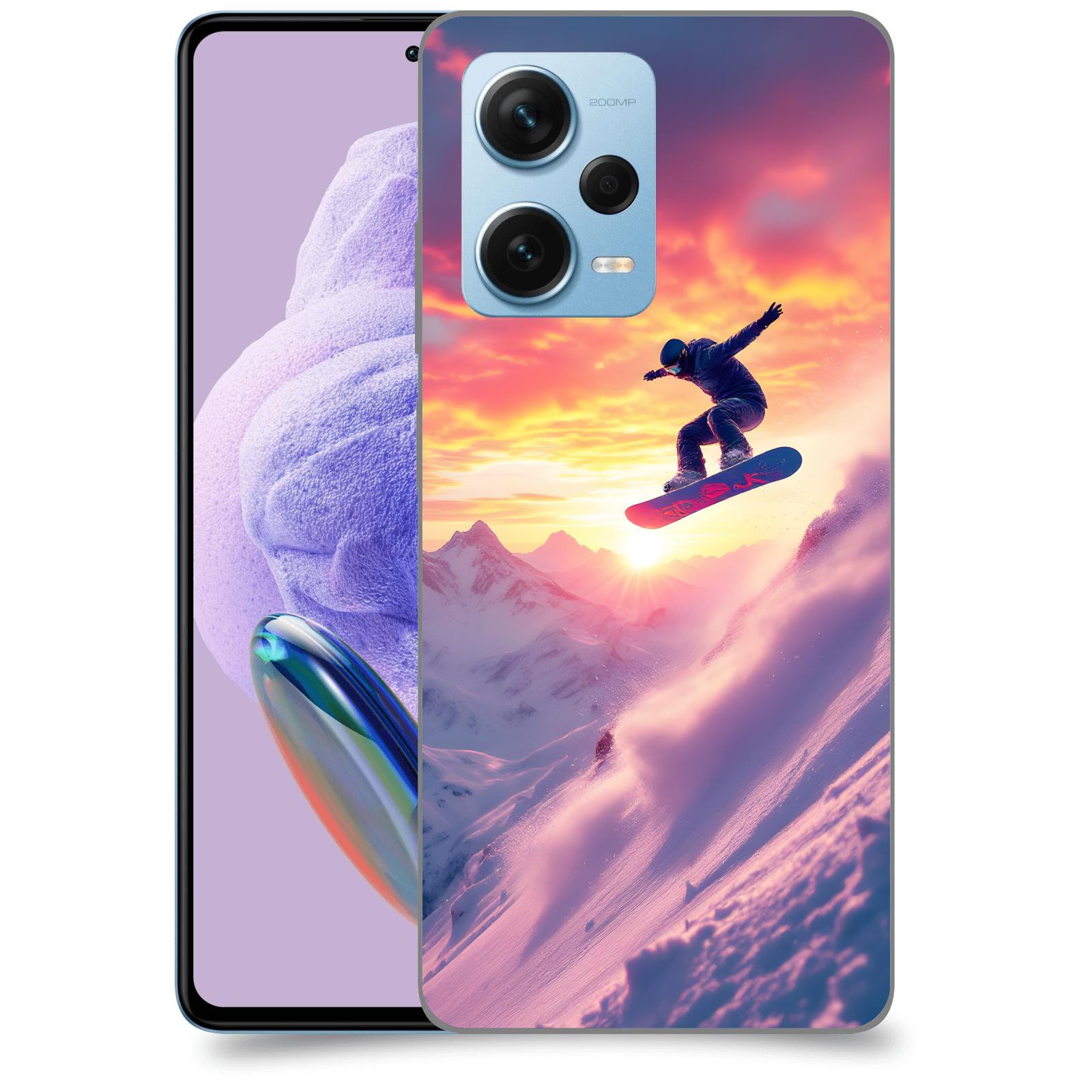 ACOVER Kryt na mobil Xiaomi Redmi Note 12 Pro+ 5G - Snowboard