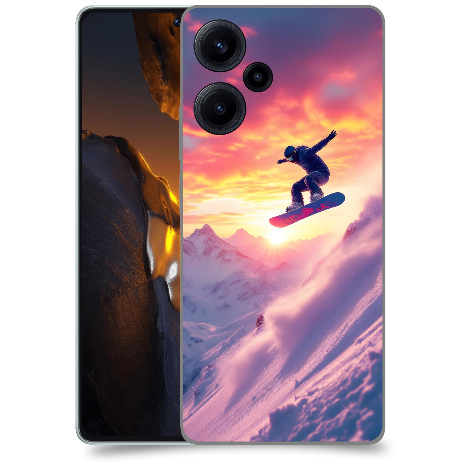 ACOVER Kryt na mobil Xiaomi Poco F5 - Snowboard