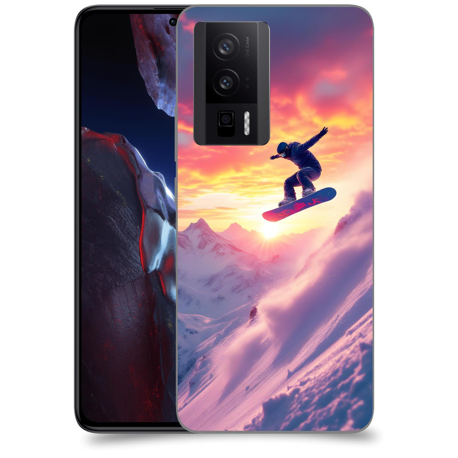 ACOVER Kryt na mobil Xiaomi Poco F5 Pro 5G - Snowboard