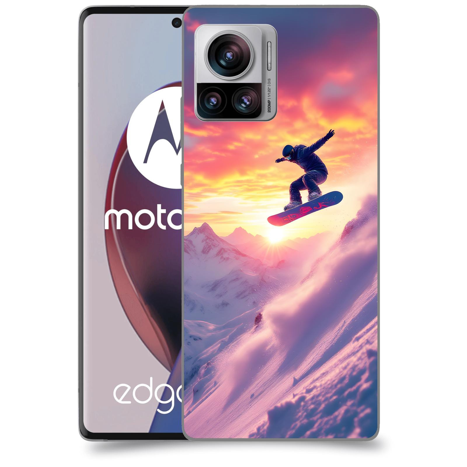 ACOVER Kryt na mobil Motorola Edge 30 Ultra - Snowboard