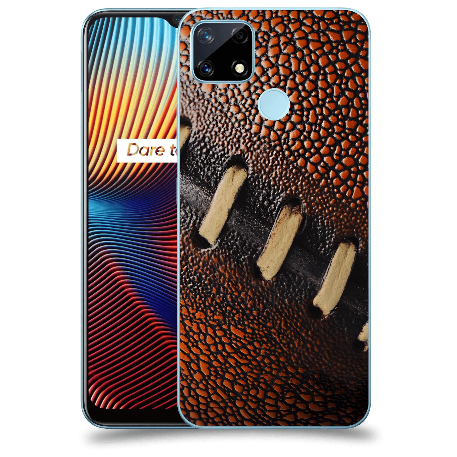 ACOVER Kryt na mobil Realme 7i - Americký fotbal