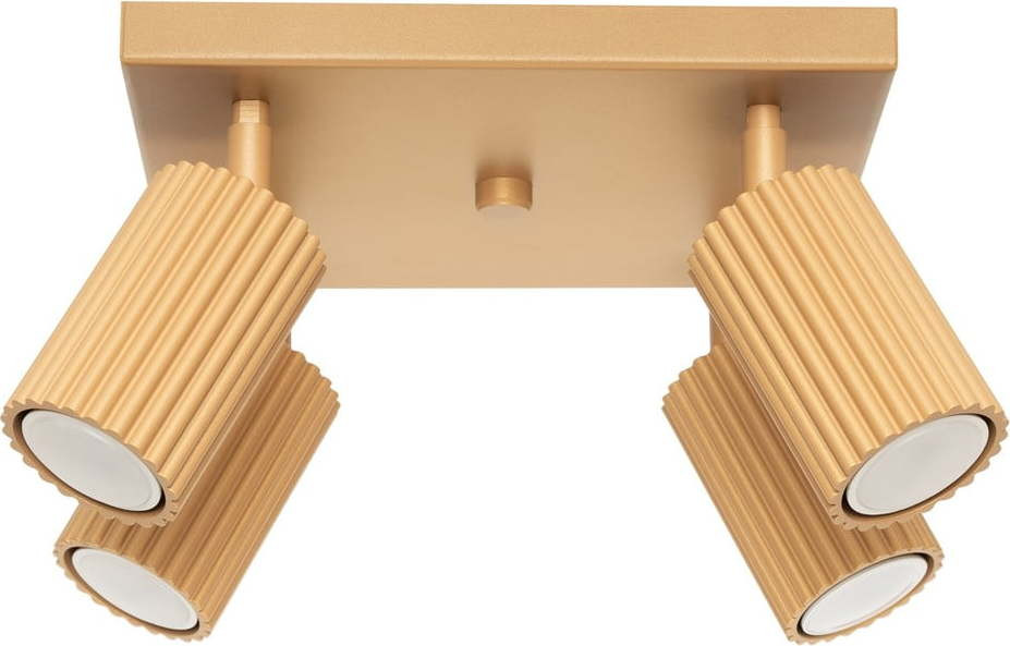 Stropní svítidlo ve zlaté barvě 25x25 cm Gleam – Nice Lamps