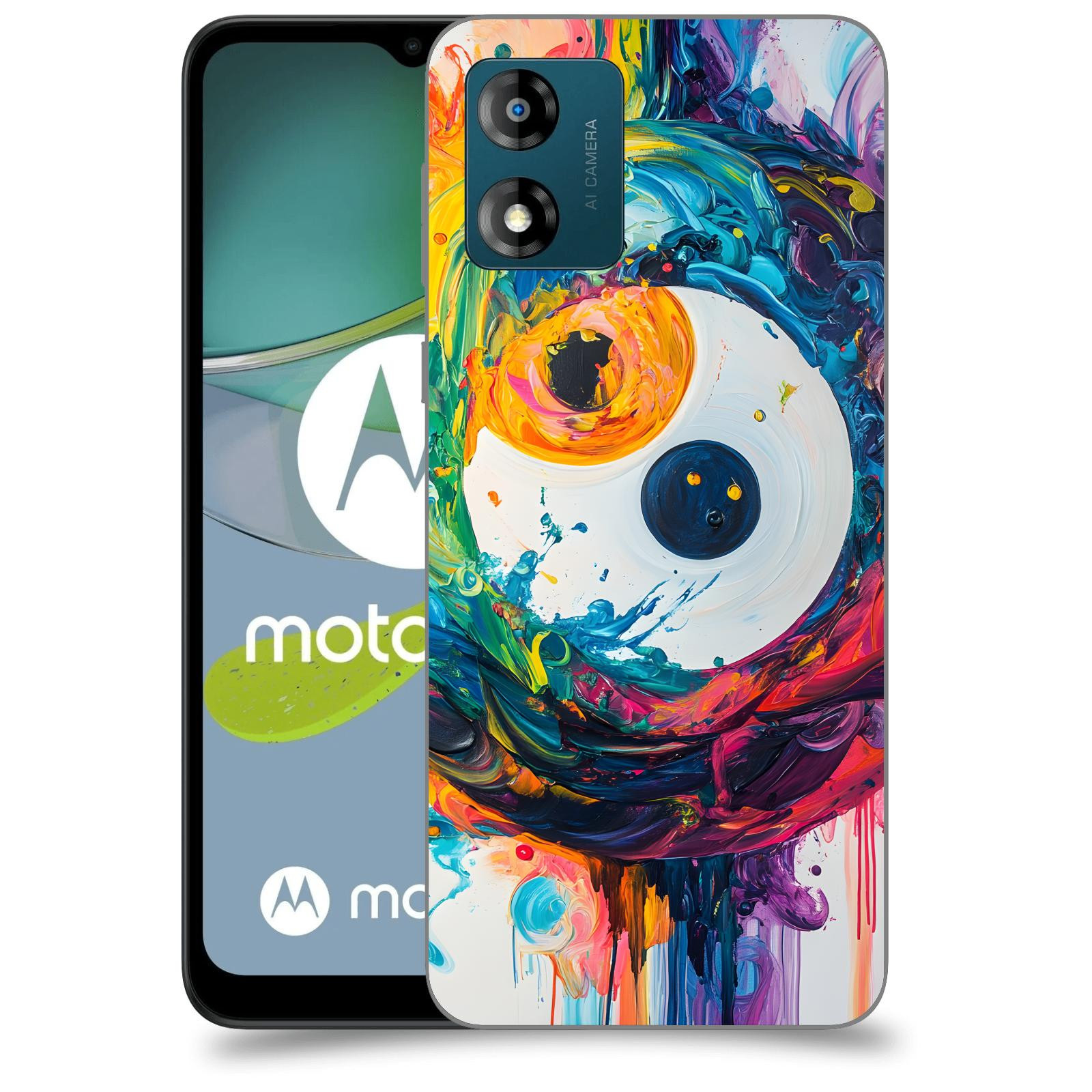 ACOVER Kryt na mobil Motorola Moto E13 - Jin Jang