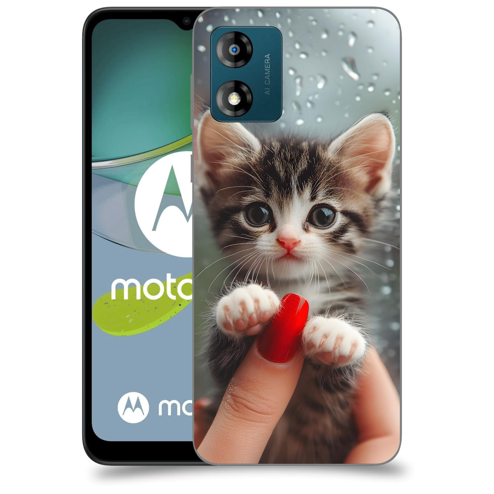 ACOVER Kryt na mobil Motorola Moto E13 - Koťátko 2