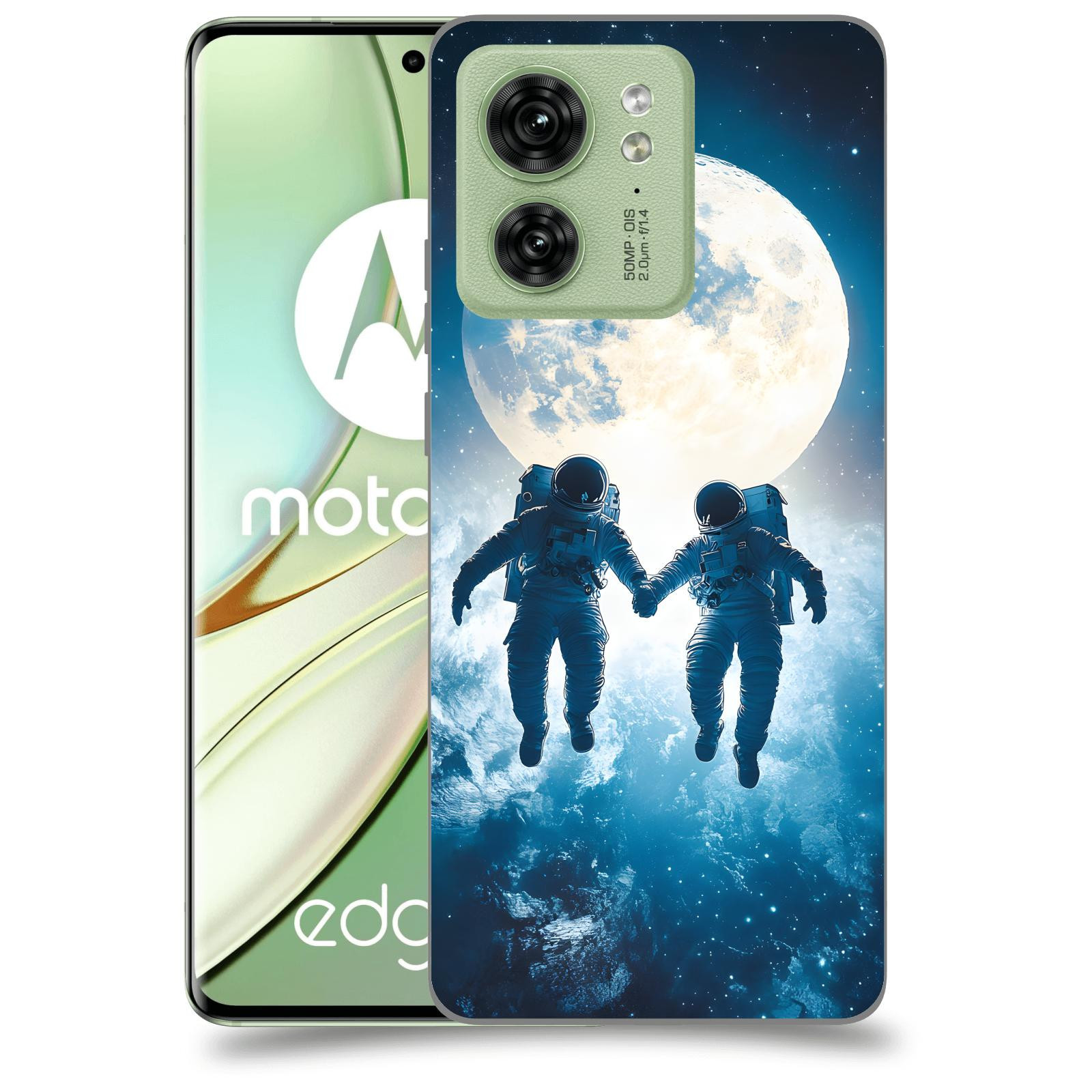 ACOVER Kryt na mobil Motorola EDGE 40 5G - Astronauts