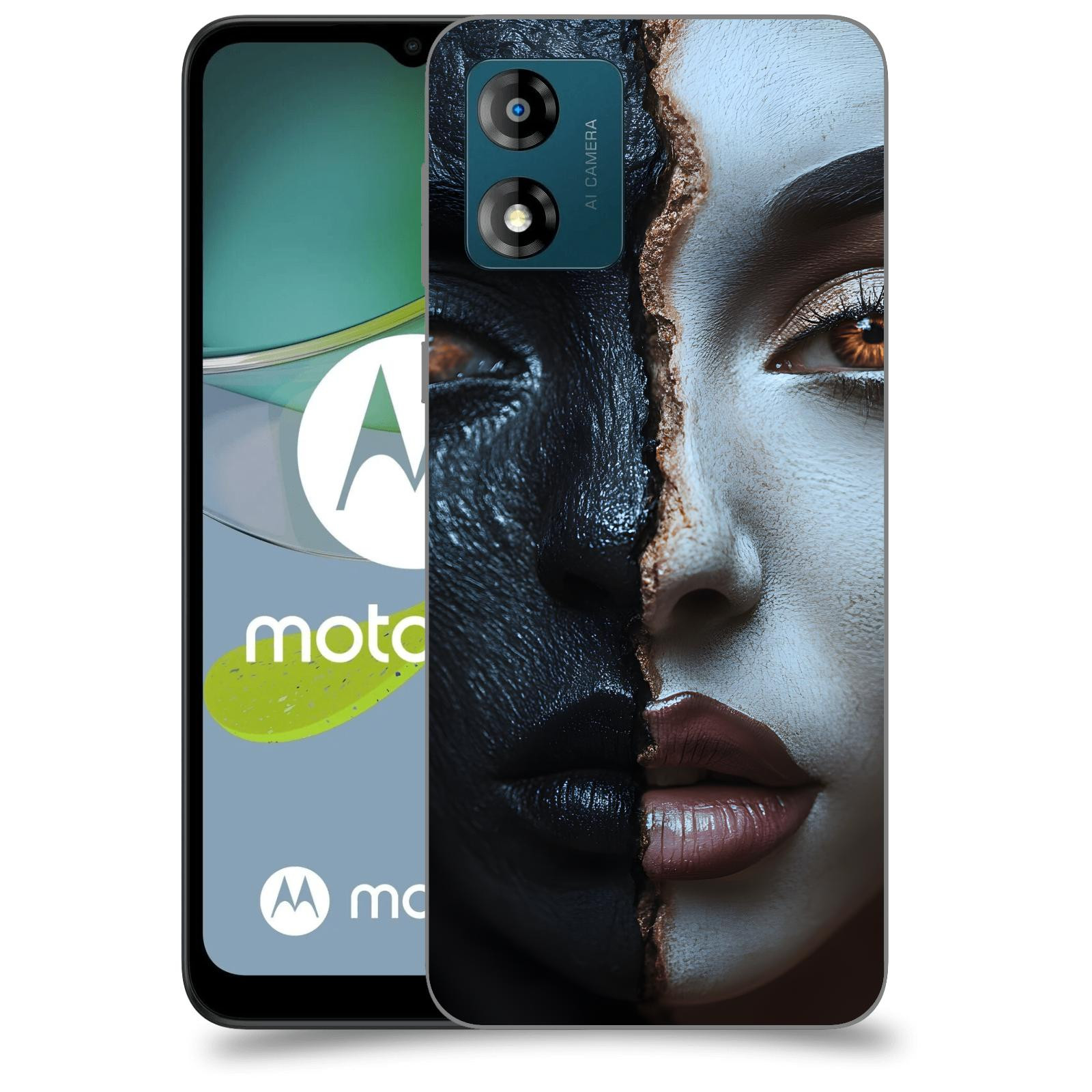 ACOVER Kryt na mobil Motorola Moto E13 -  Beauty and the Beast