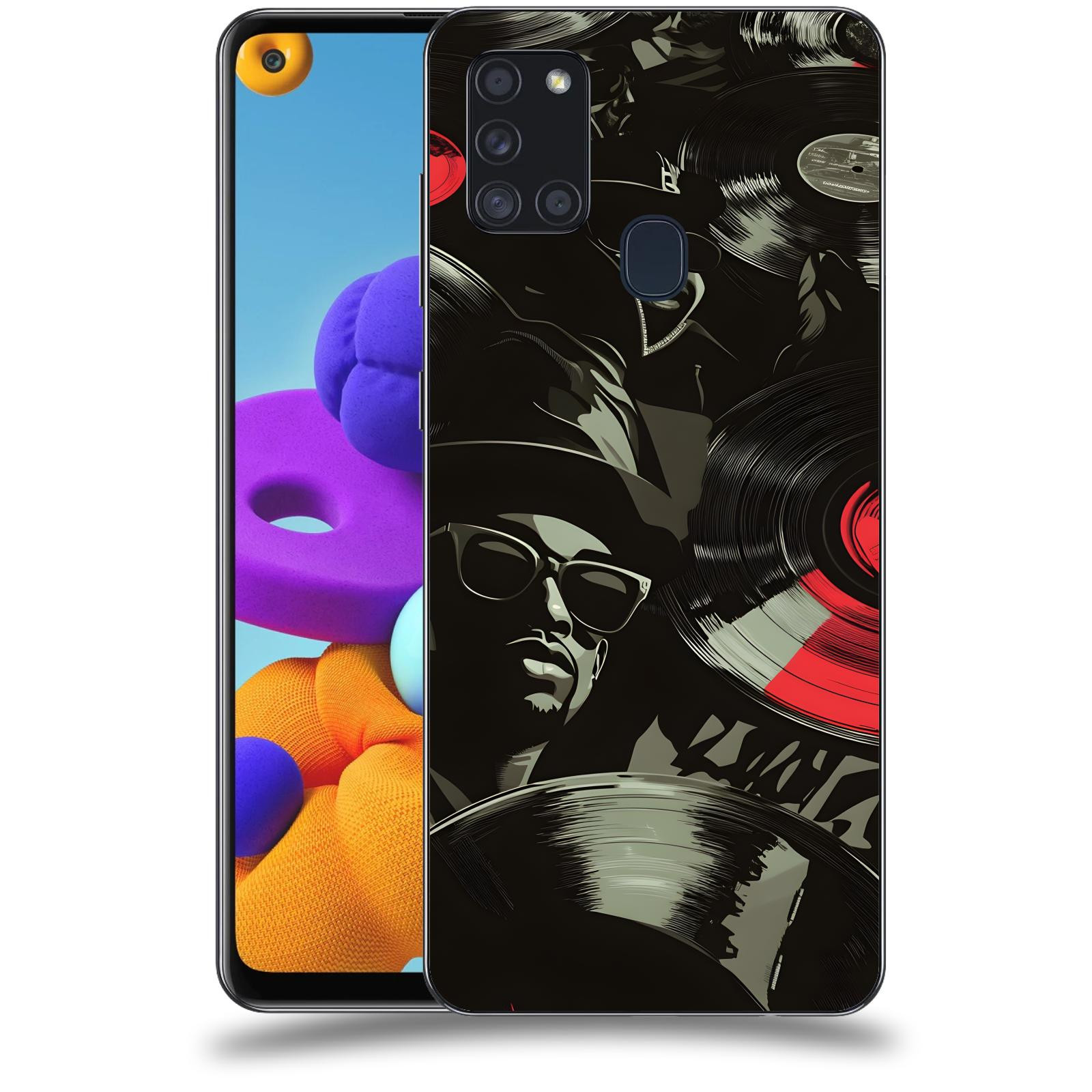 ACOVER Kryt na mobil Samsung Galaxy A21s - Vinyl record 2