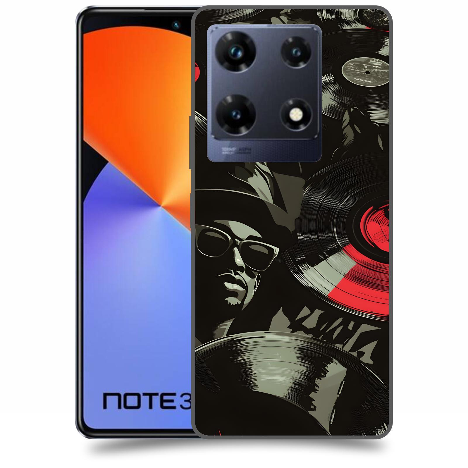 ACOVER Kryt na mobil Infinix Note 30 PRO - Vinyl record 2