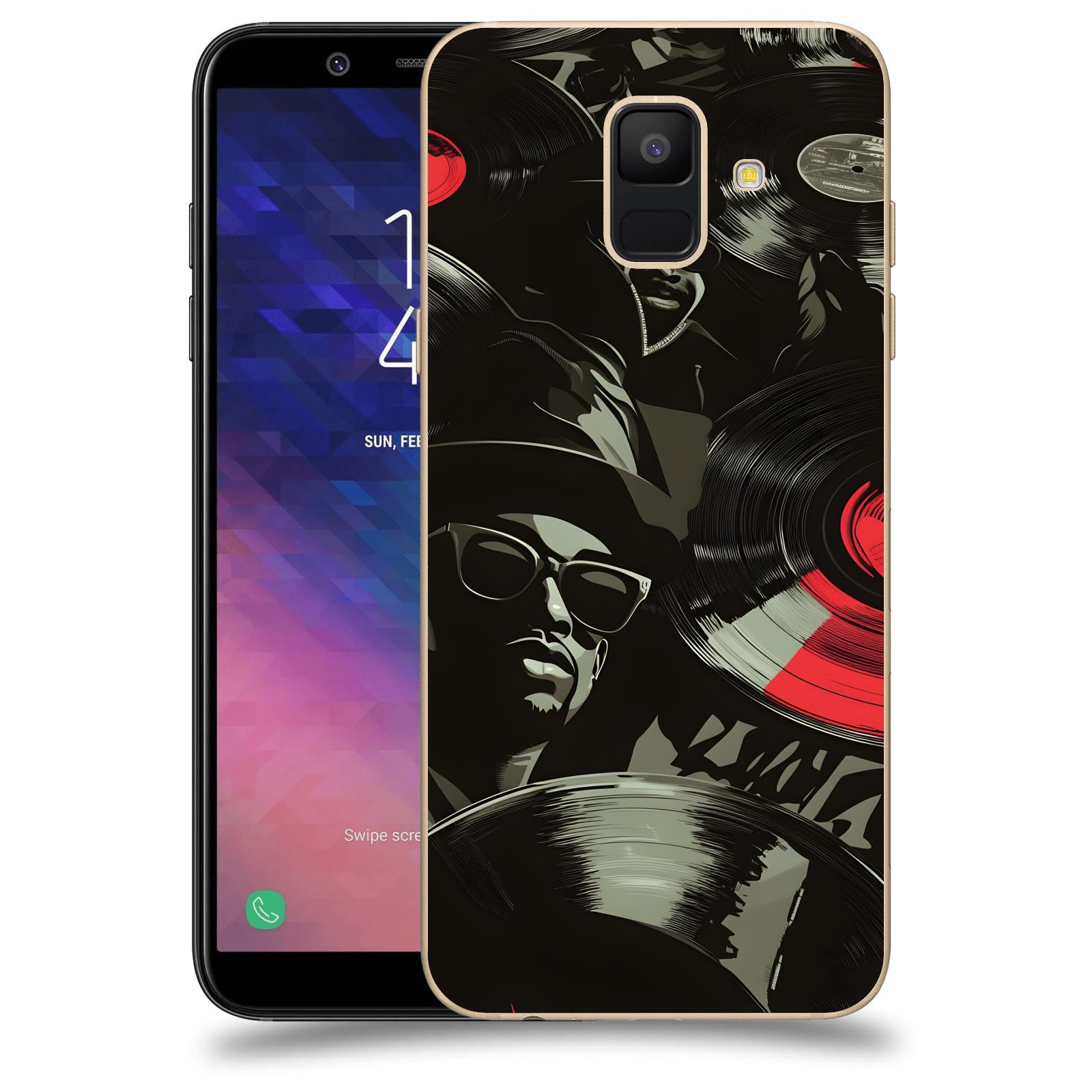 ACOVER Kryt na mobil Samsung Galaxy A6 A600F - Vinyl record 2