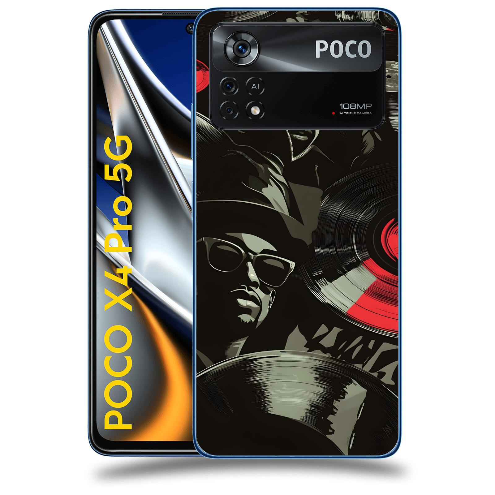 ACOVER Kryt na mobil Xiaomi Poco X4 Pro 5G - Vinyl record 2