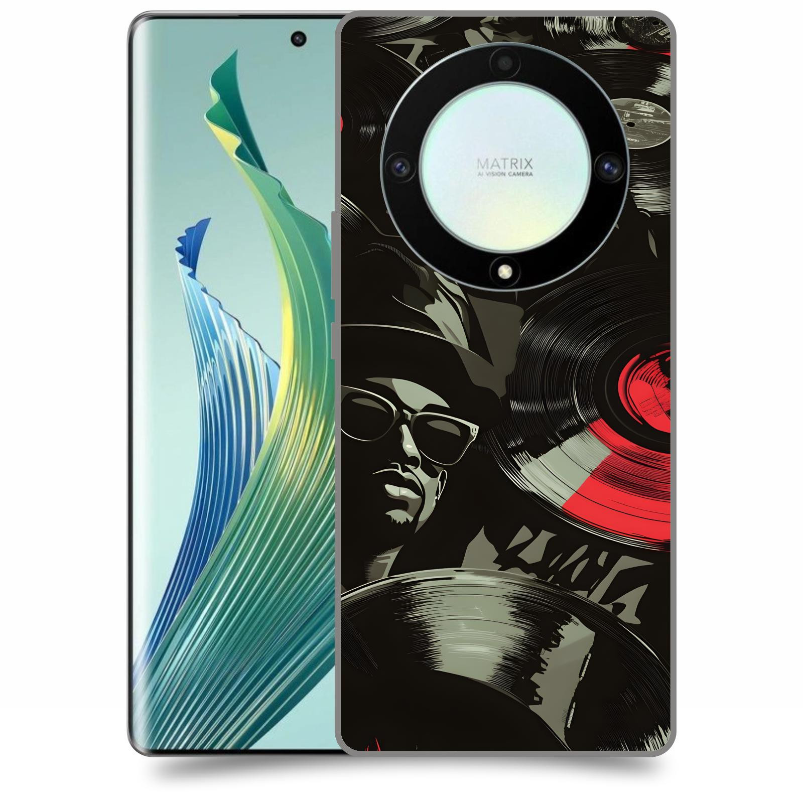 ACOVER Kryt na mobil Honor Magic 5 Lite 5G - Vinyl record 2