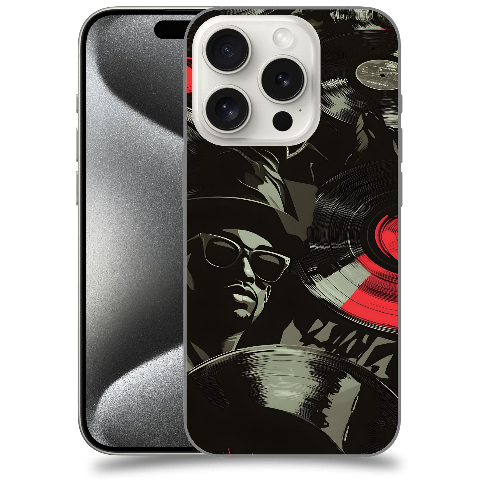 ACOVER Kryt na mobil Apple iPhone 15 pro - Vinyl record 2