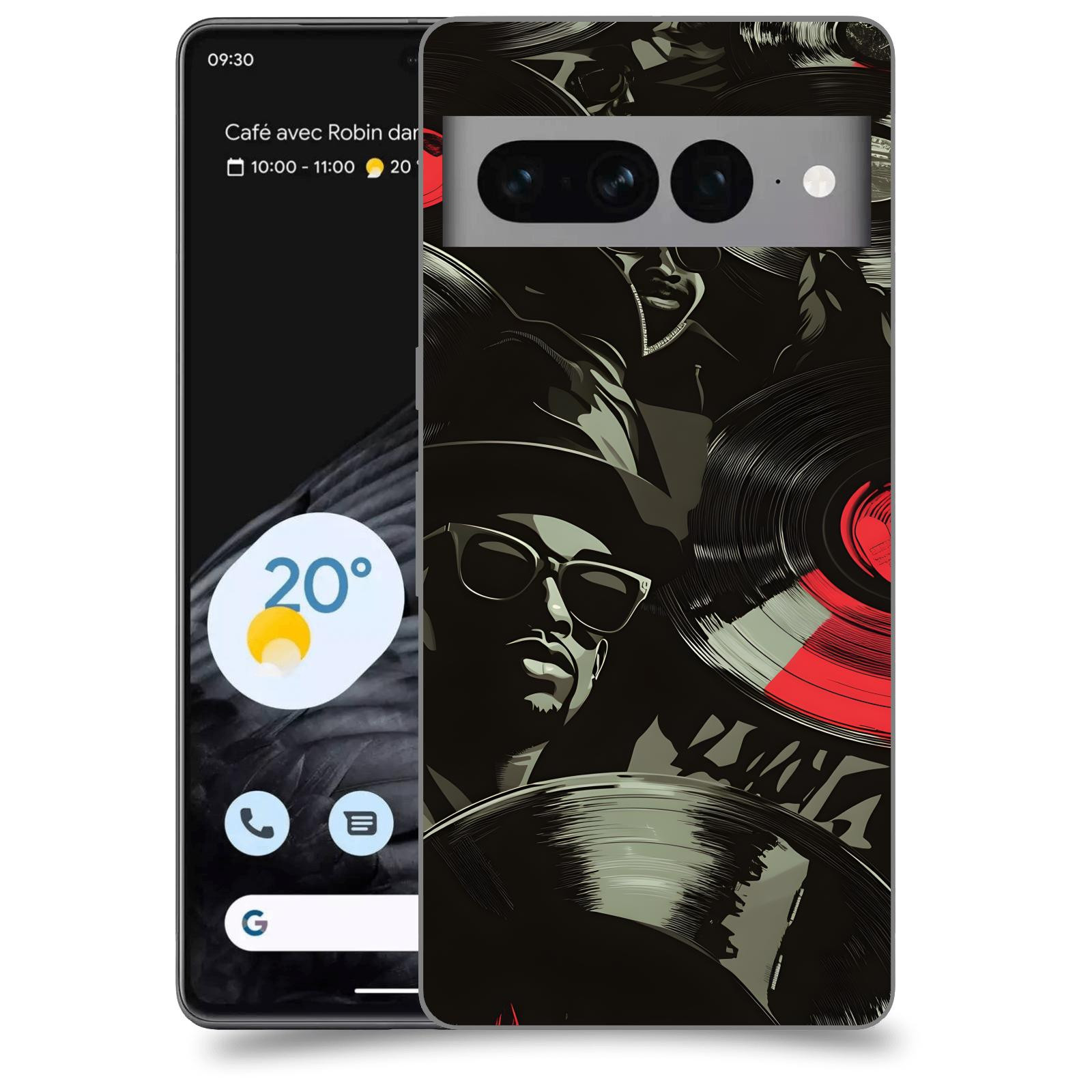 ACOVER Kryt na mobil Google pixel 7 pro - Vinyl record 2