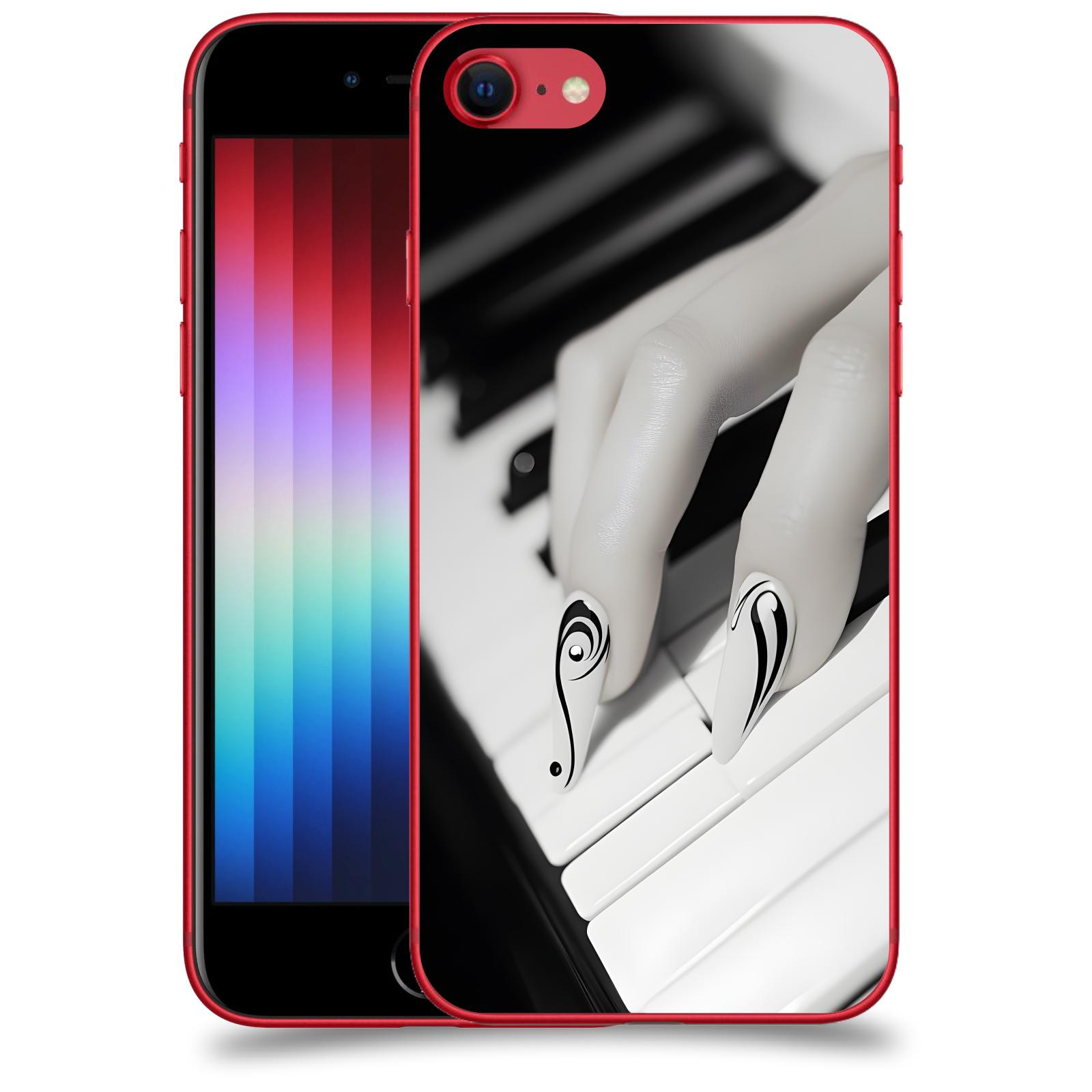 ACOVER Kryt na mobil Apple iPhone SE 2022 - Piano