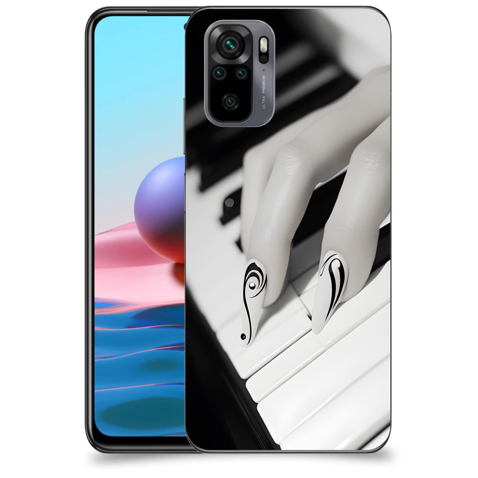 ACOVER Kryt na mobil Xiaomi Redmi Note 10 - Piano