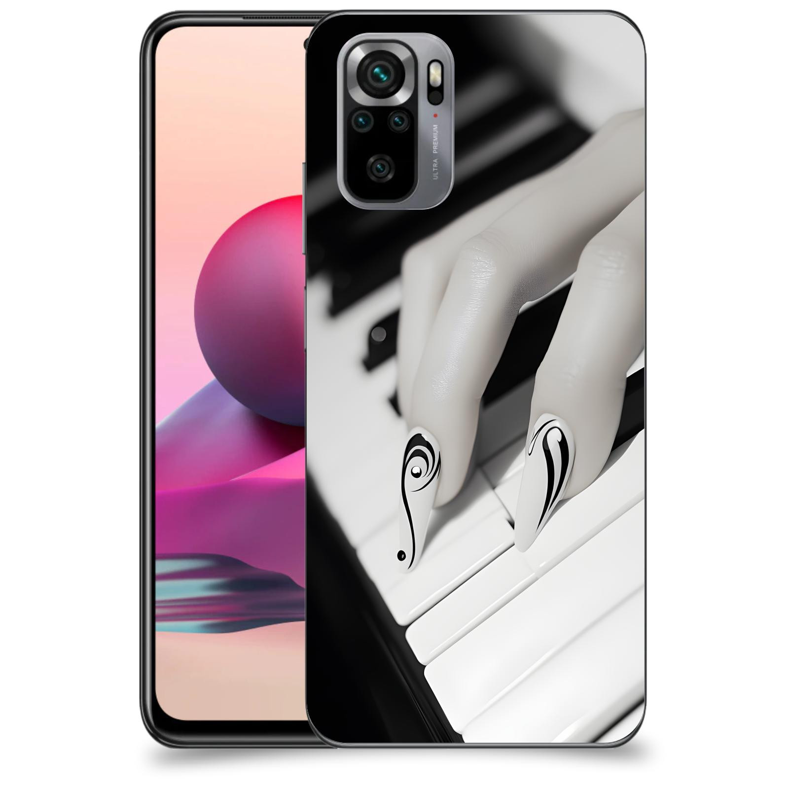 ACOVER Kryt na mobil Xiaomi Redmi Note 10S - Piano