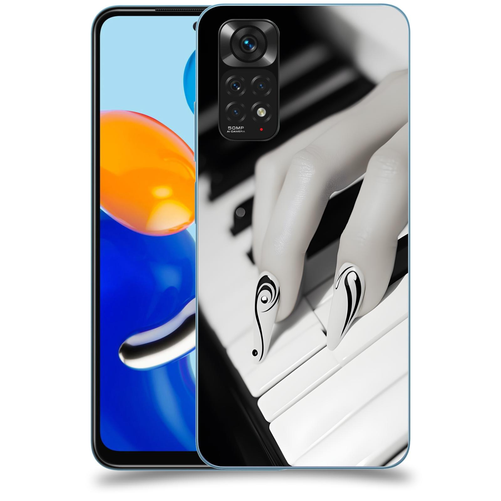 ACOVER Kryt na mobil Xiaomi Redmi Note 11 - Piano