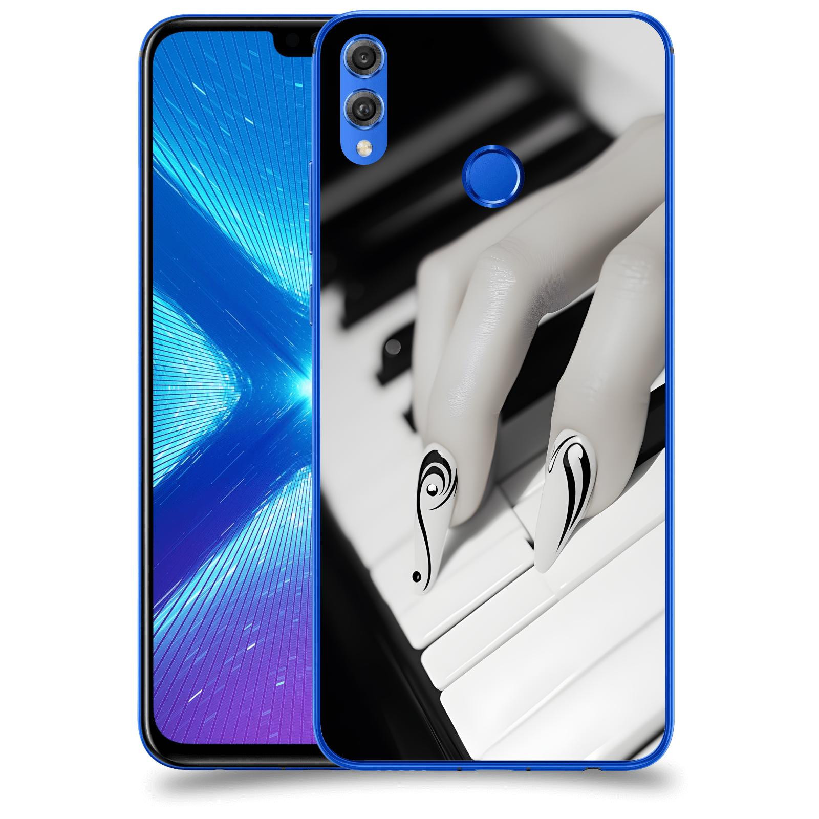 ACOVER Kryt na mobil Honor 8X - Piano