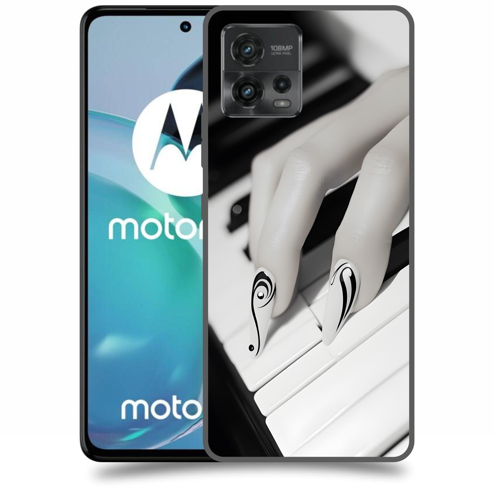 ACOVER Kryt na mobil Motorola Moto G72 - Piano