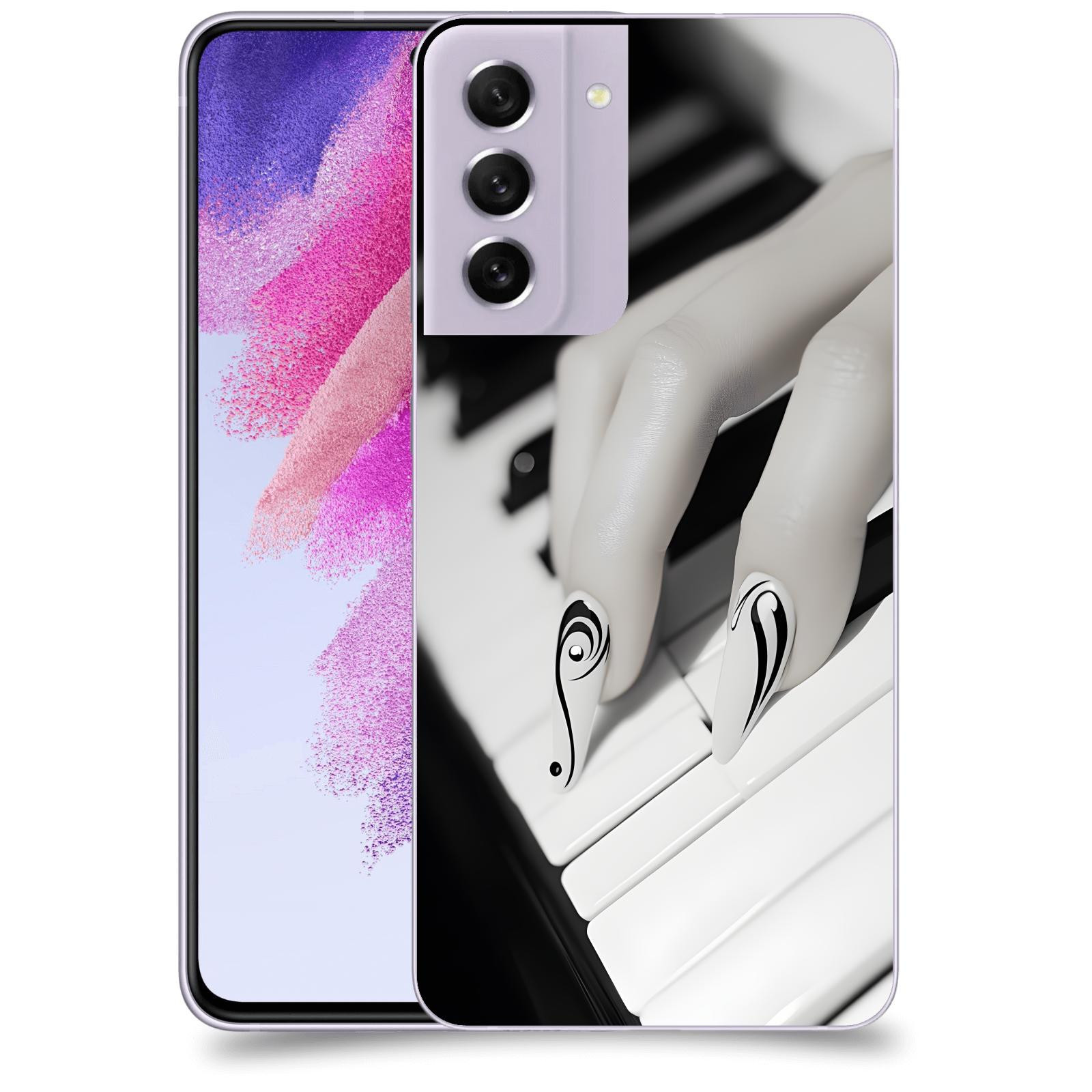 ACOVER Kryt na mobil Samsung Galaxy S21 FE 5G - Piano