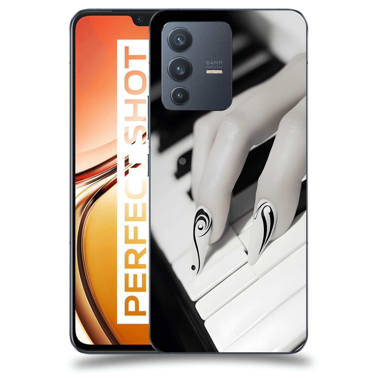 ACOVER Kryt na mobil Vivo V23 5G - Piano