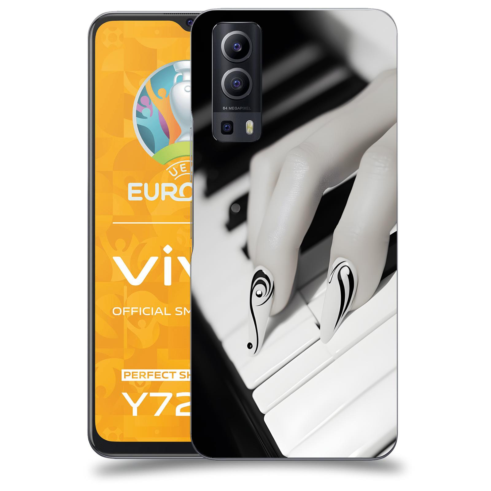 ACOVER Kryt na mobil Vivo Y72 5G - Piano