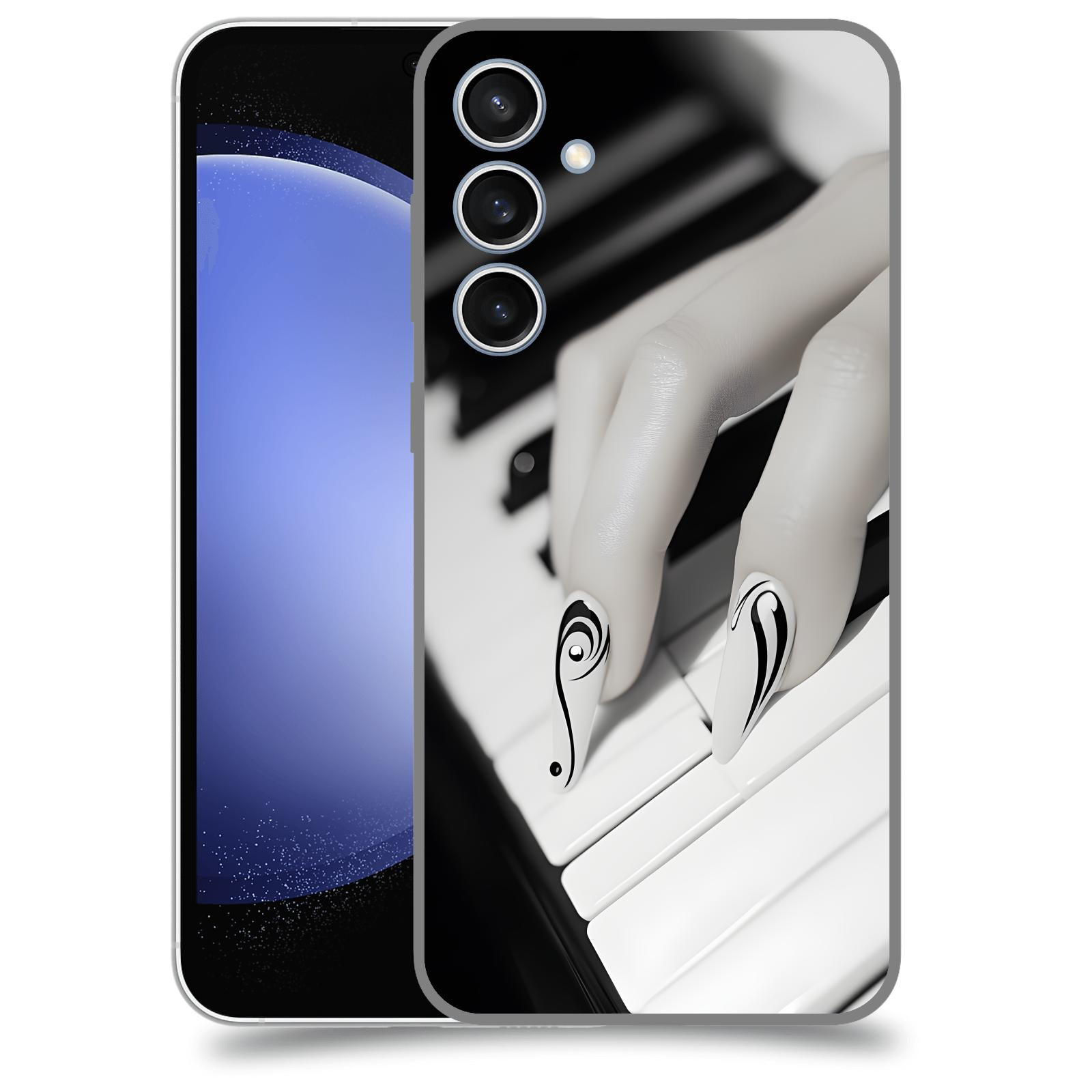 ACOVER Kryt na mobil Samsung Galaxy S23 FE - Piano
