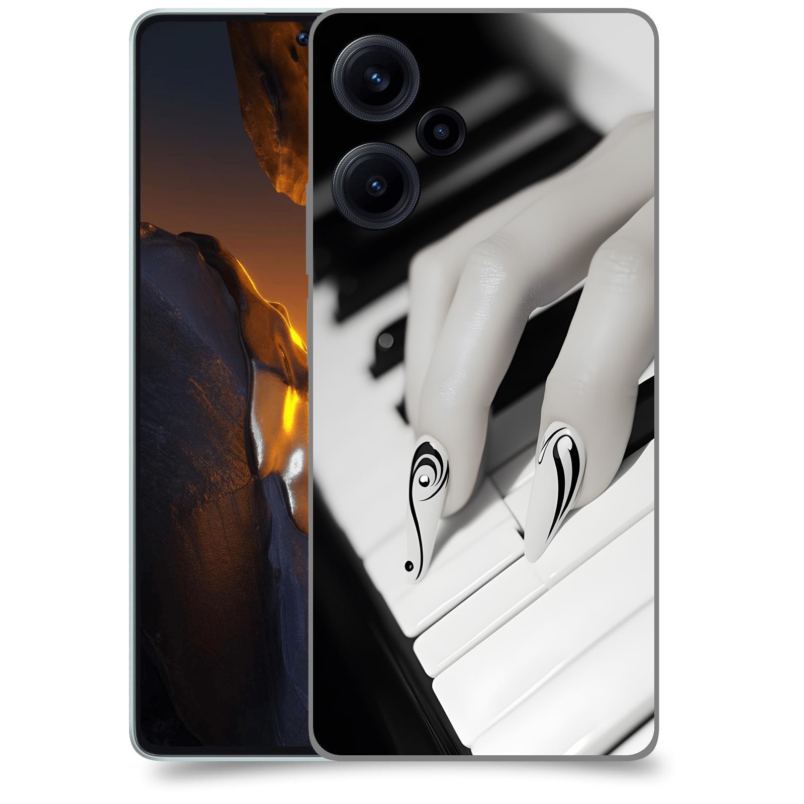 ACOVER Kryt na mobil Xiaomi Poco F5 - Piano